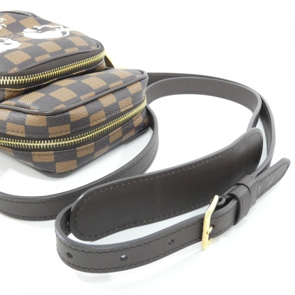 Louis Vuitton Ebene Coated Canvas Shoulder Bag (Pre-Owned)
