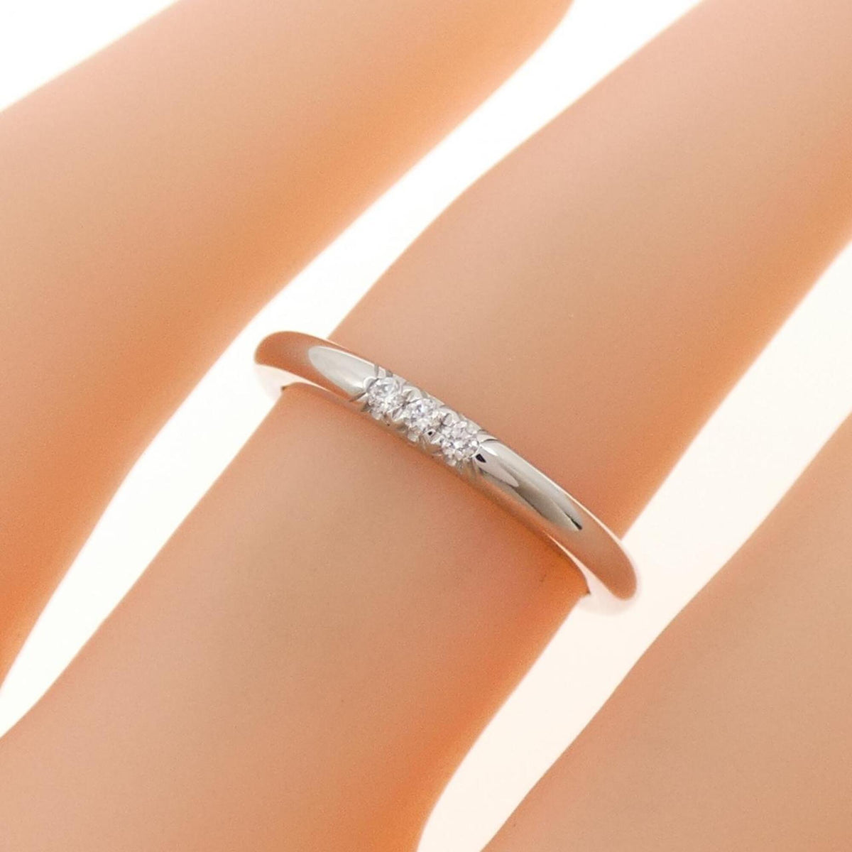 Tiffany Silver Platinum 950 Band Ring (Pre-Owned)