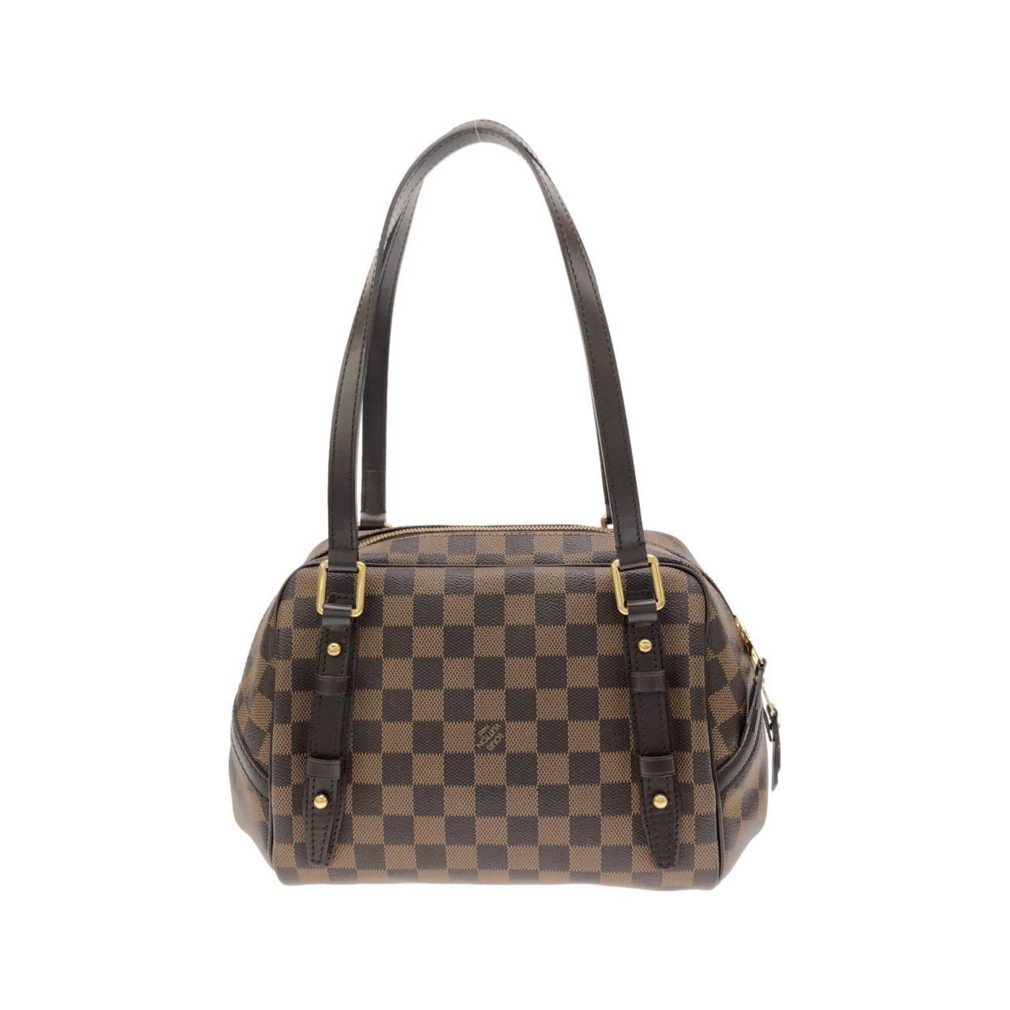 Louis Vuitton Ebene Coated Canvas Shoulder Bag (Pre-Owned)