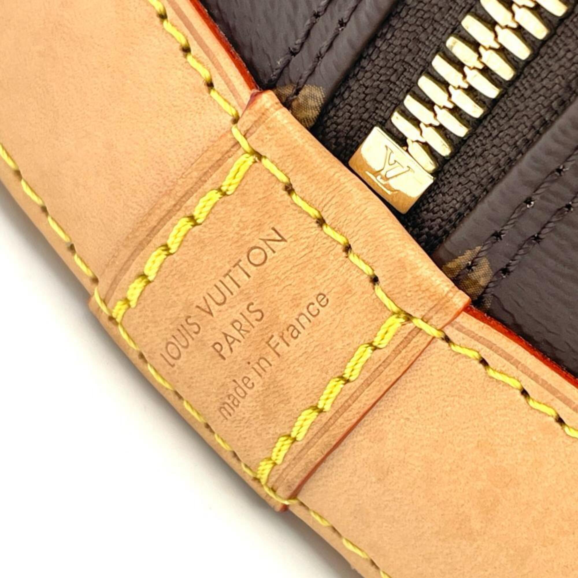 Louis Vuitton Brown Monogram Canvas Handbag (Pre-Owned)