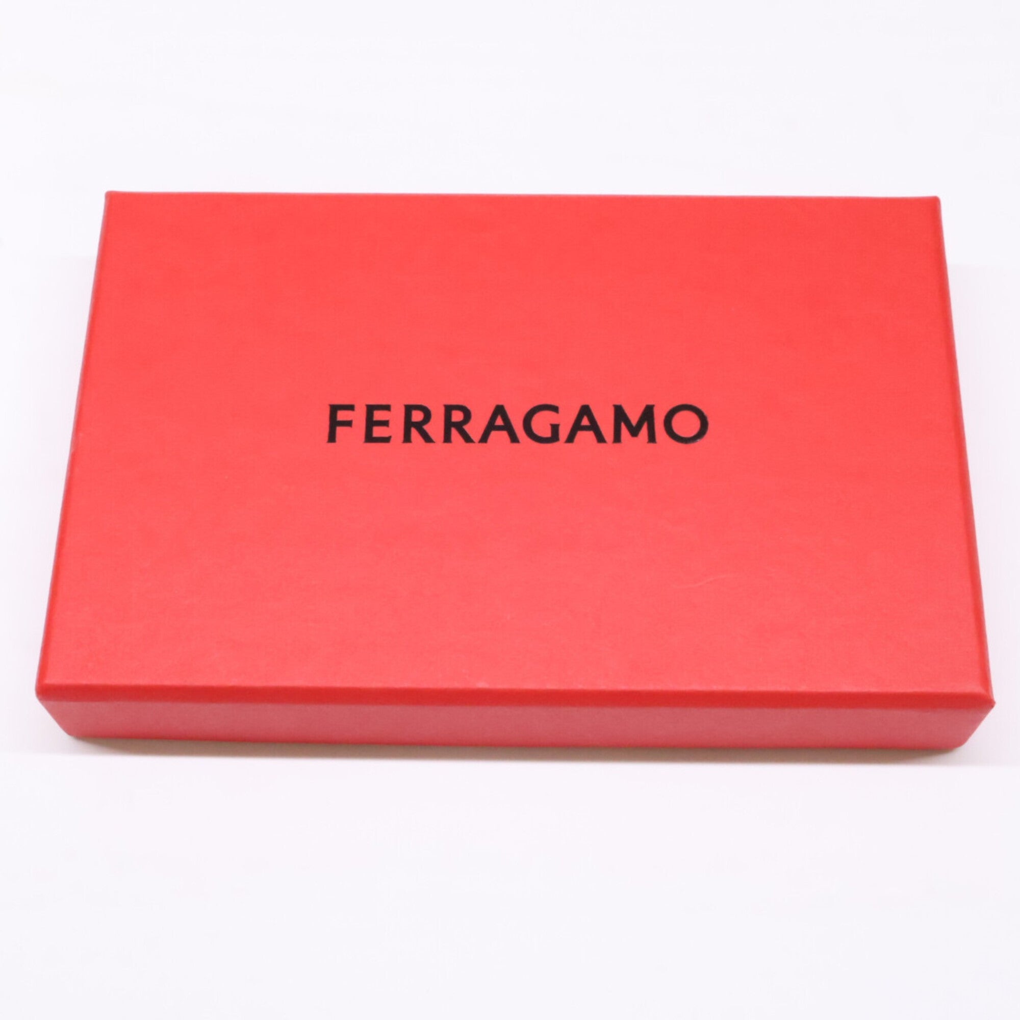 Salvatore Ferragamo Navy Leather Coin Purse/Coin Case (Pre-Owned)