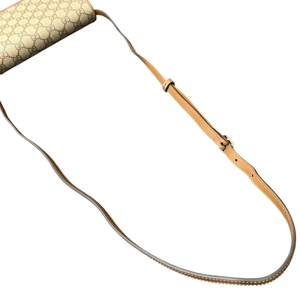 Gucci Beige Gg Supreme Shoulder Bag (Pre-Owned)
