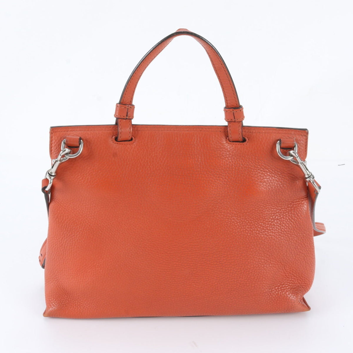 Gucci Orange Leather Crossbody Bag Handbag Shoulder Bag (Pre-Owned)