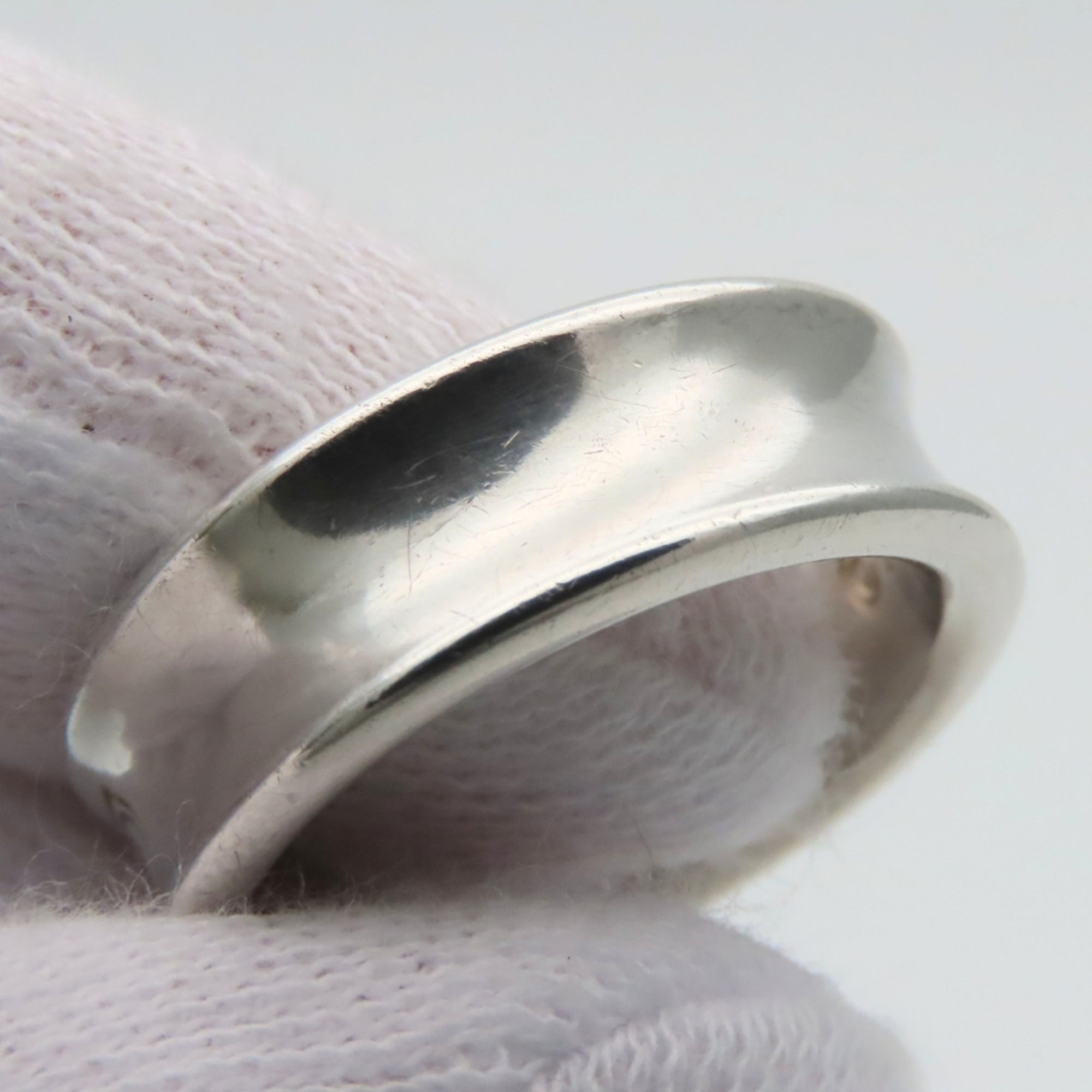 Tiffany Silver Silver 925 Band Ring (Pre-Owned)