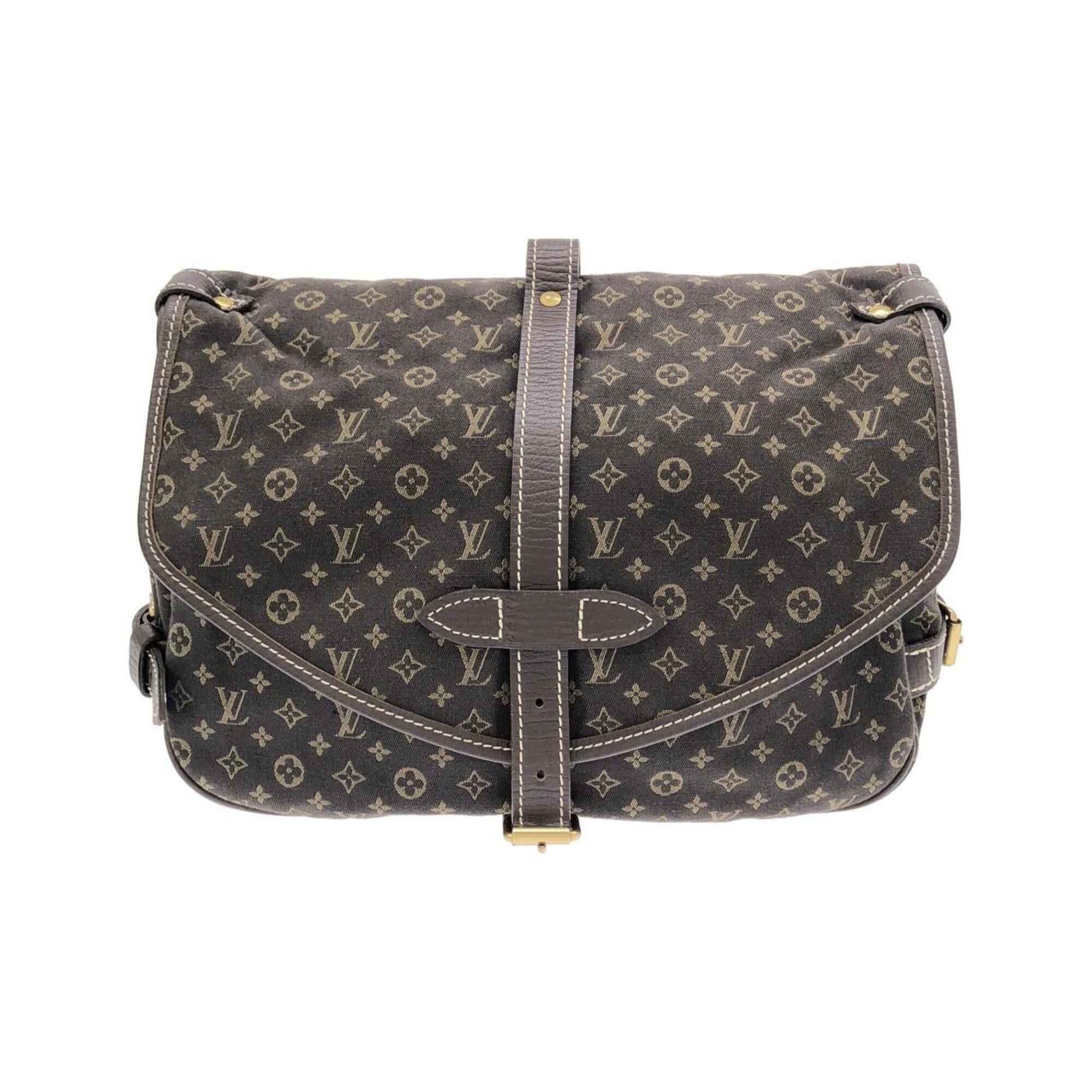 Louis Vuitton Brown Canvas Shoulder Bag (Pre-Owned)