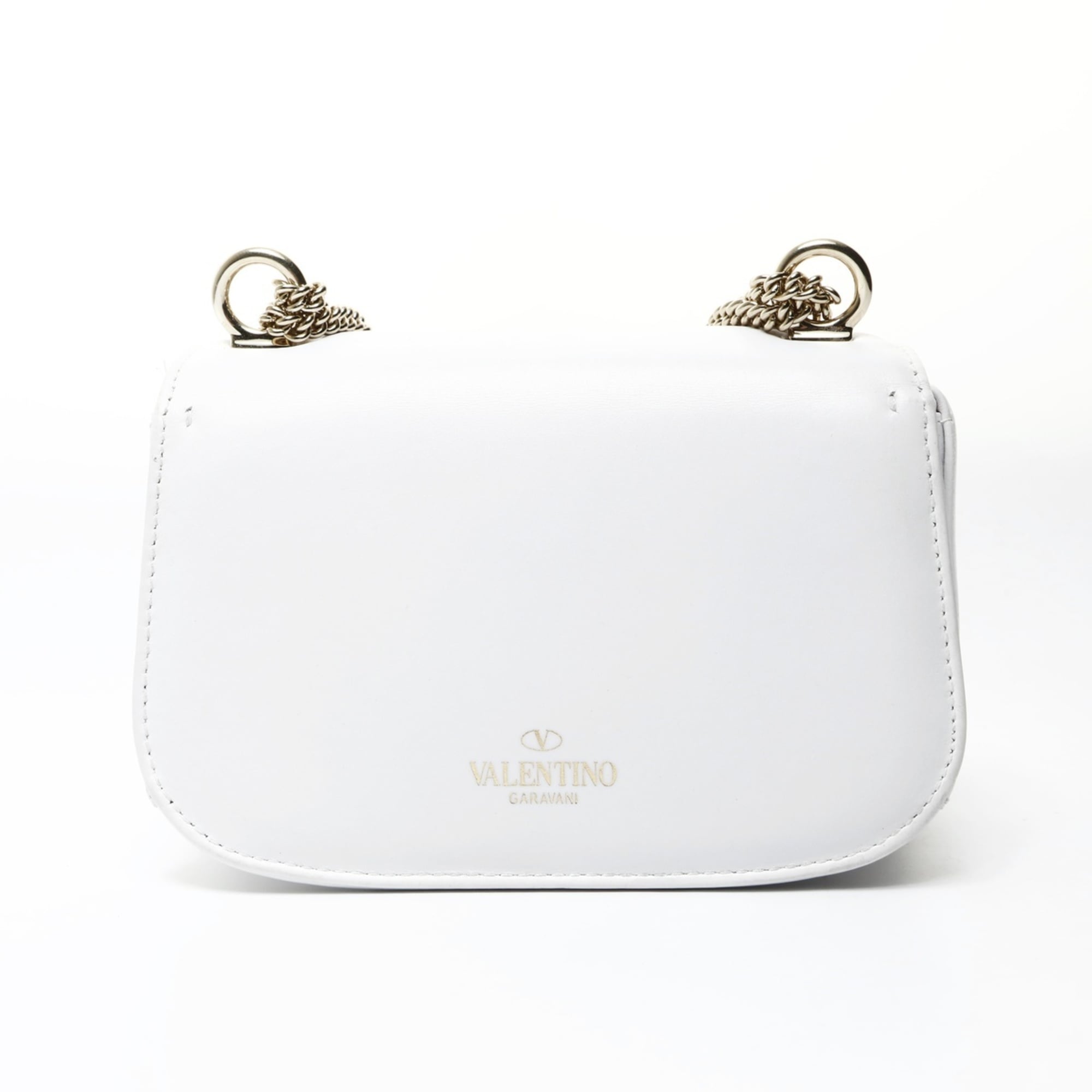 Valentino White Shoulder Bag (Pre-Owned)