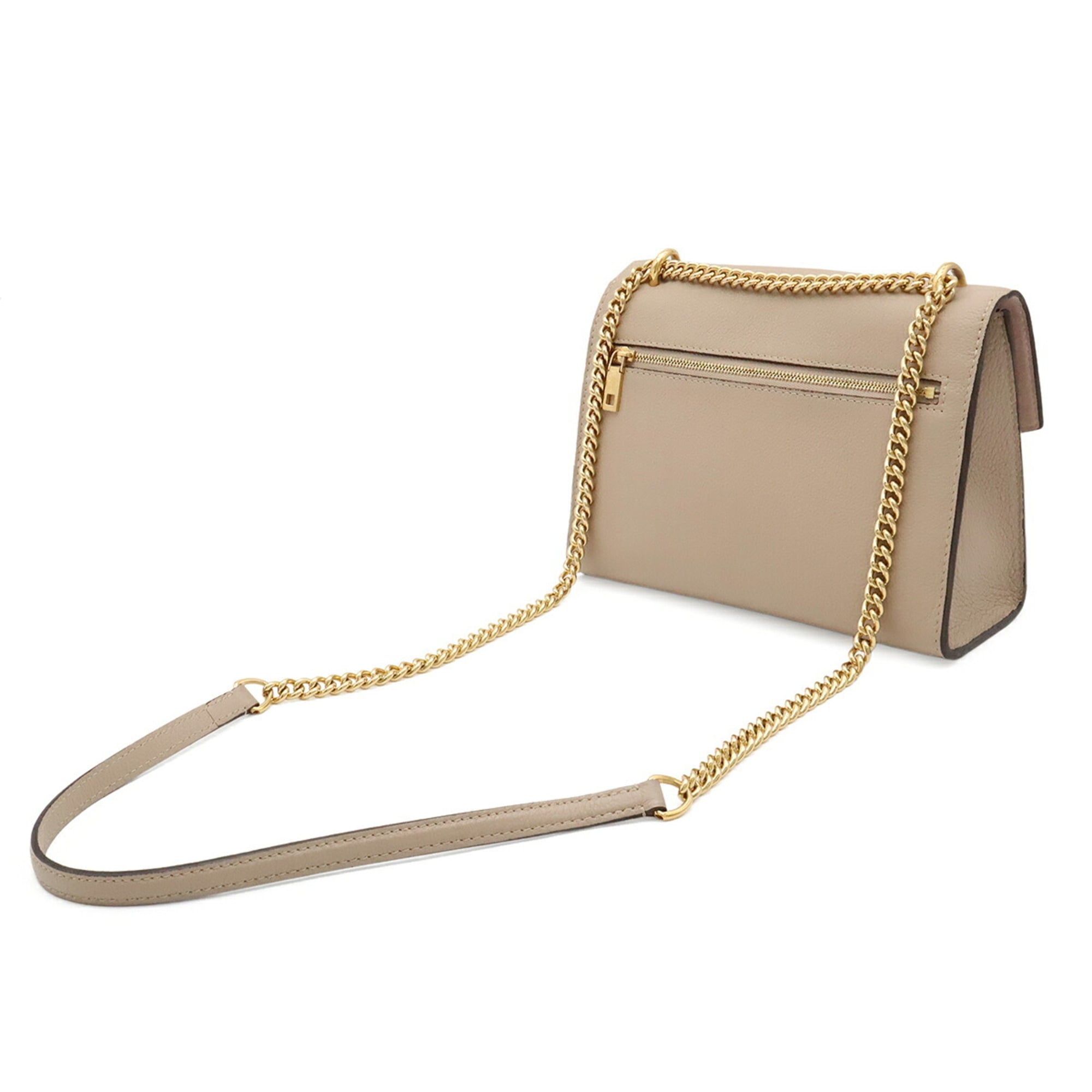 Louis Vuitton Grayish Leather Pochette Shoulder Bag (Pre-Owned)