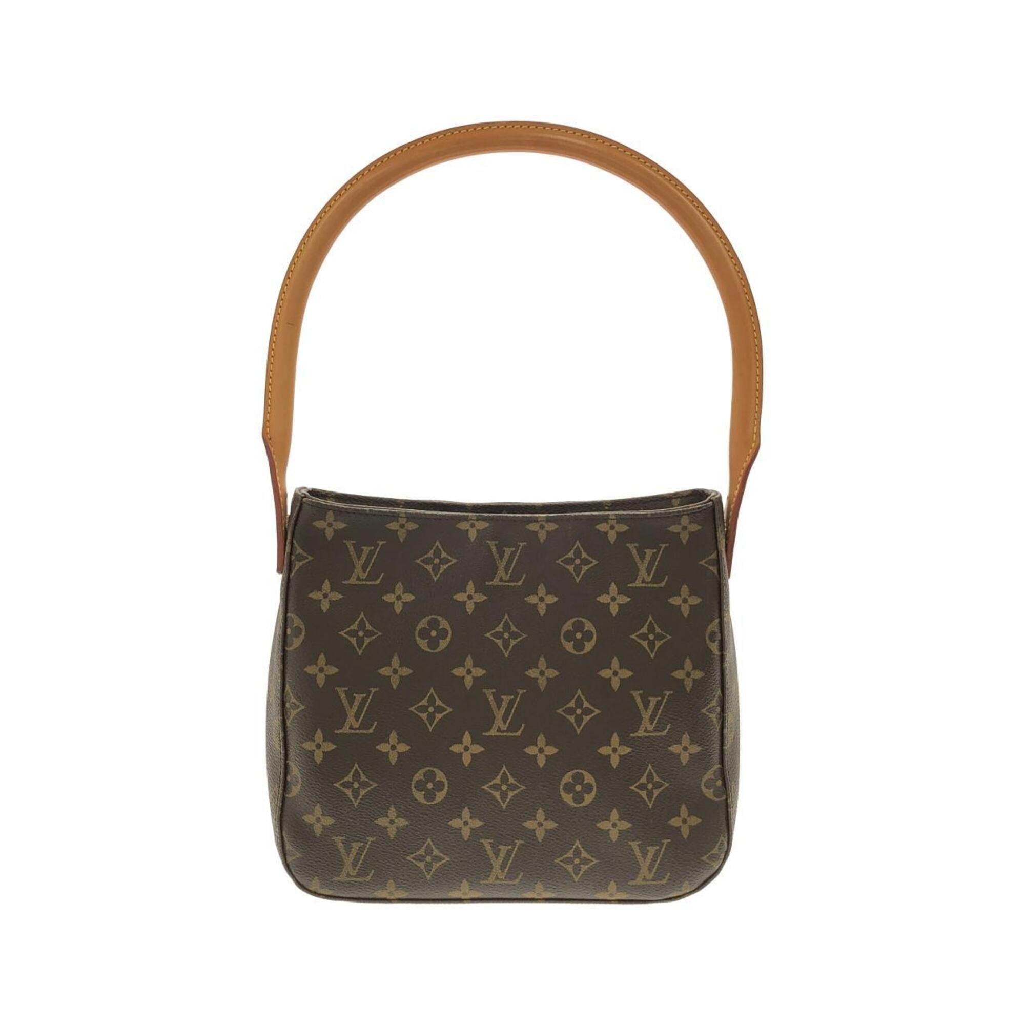 Louis Vuitton Marron Coated Canvas Shoulder Bag (Pre-Owned)