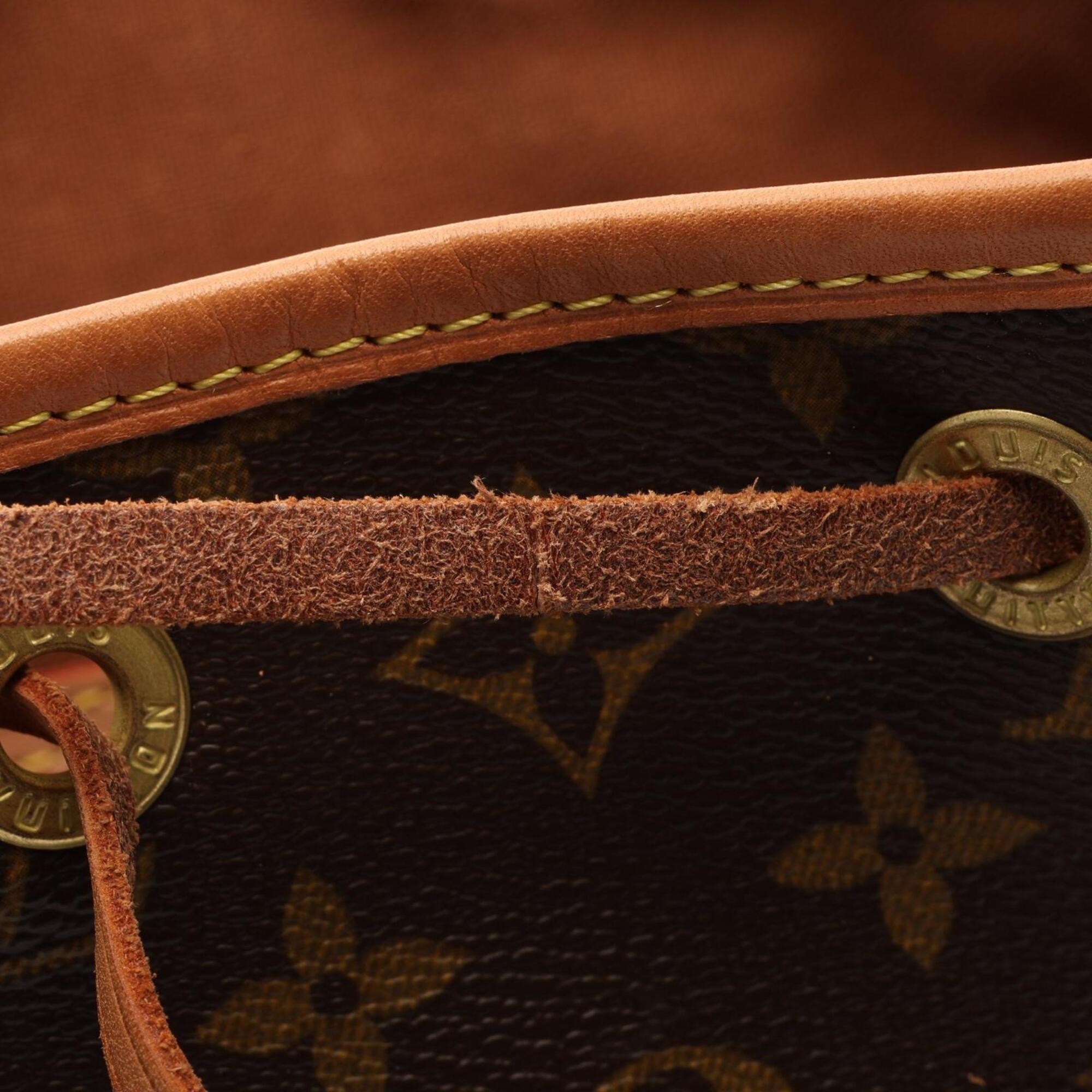 Louis Vuitton Brown Pvc Leather Backpack Handbag (Pre-Owned)