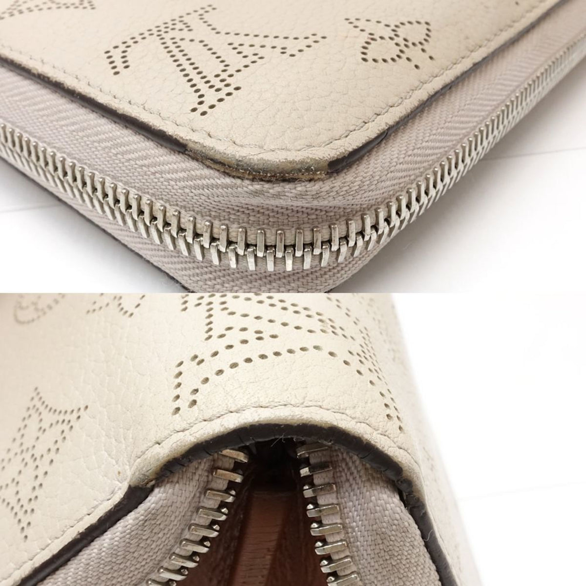 Louis Vuitton Galle Mahina Leather Long Wallet (Bi-Fold) (Pre-Owned)