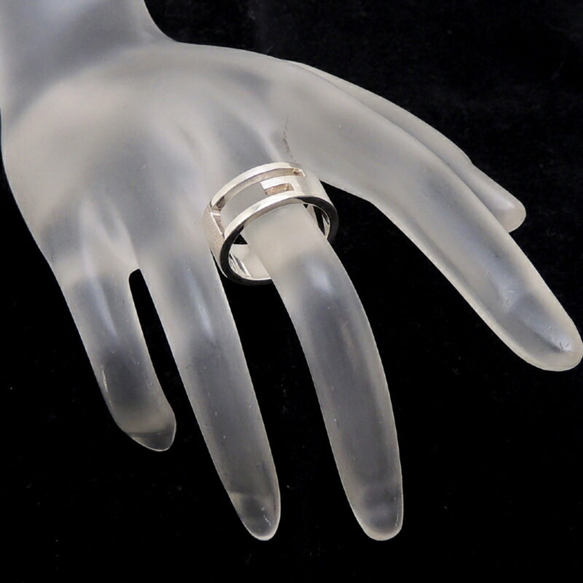 Gucci Silver 925 Band Ring (Pre-Owned)