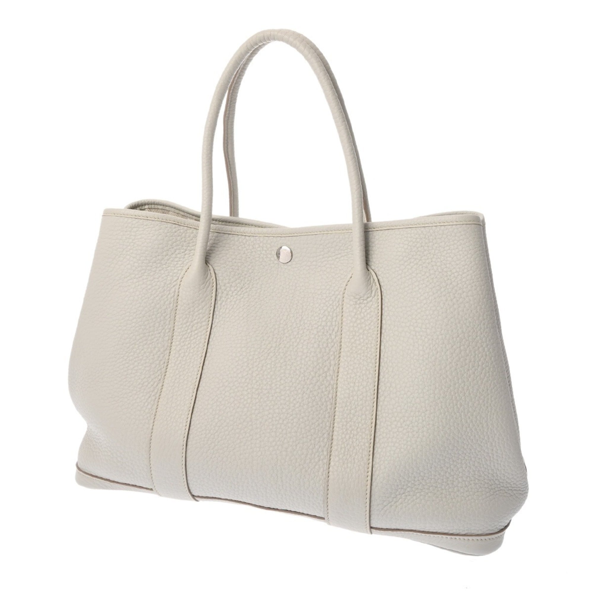 Hermes Pearl Gray Negonda Leather Handbag (Pre-Owned)