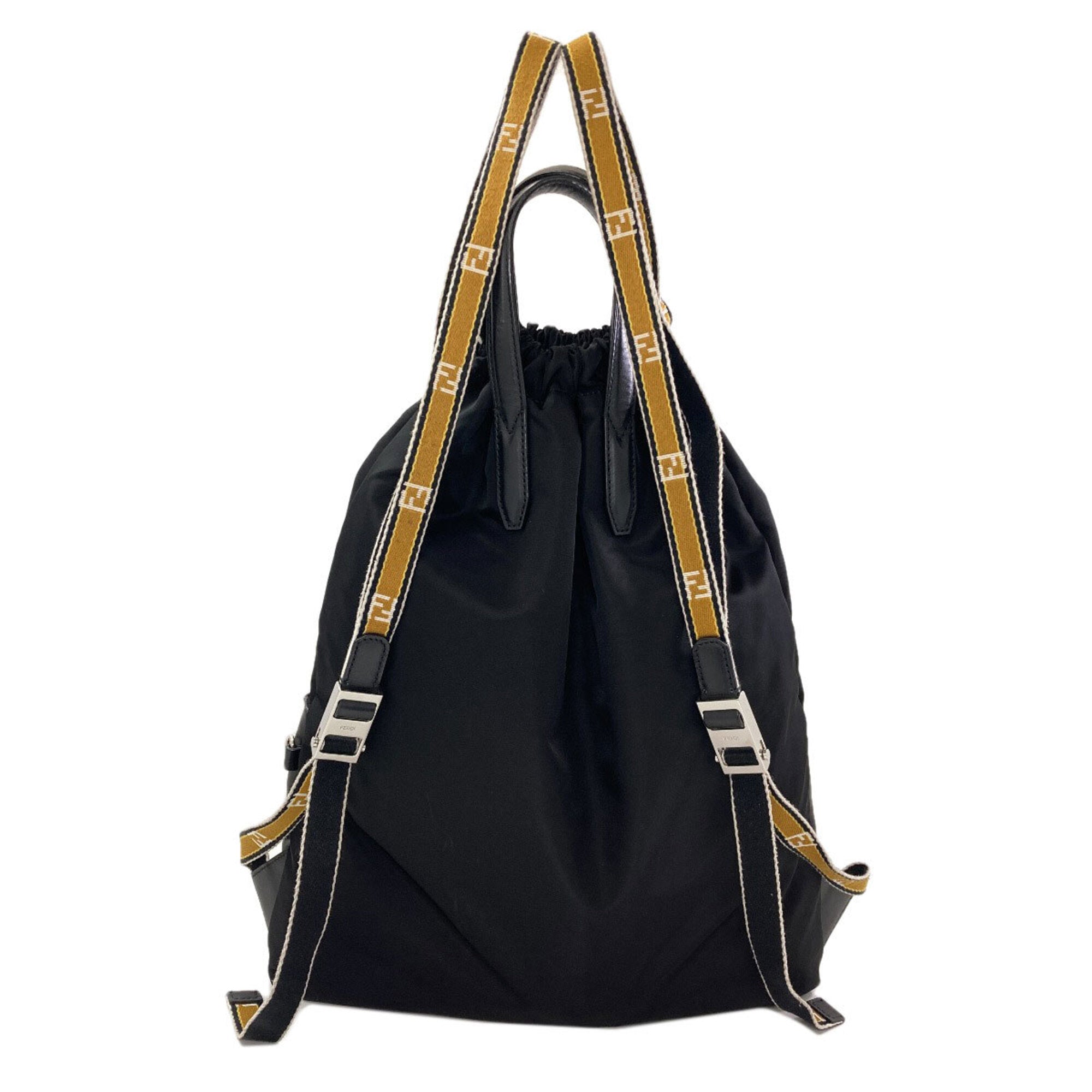 Fendi Black Nylon Backpack (Pre-Owned)