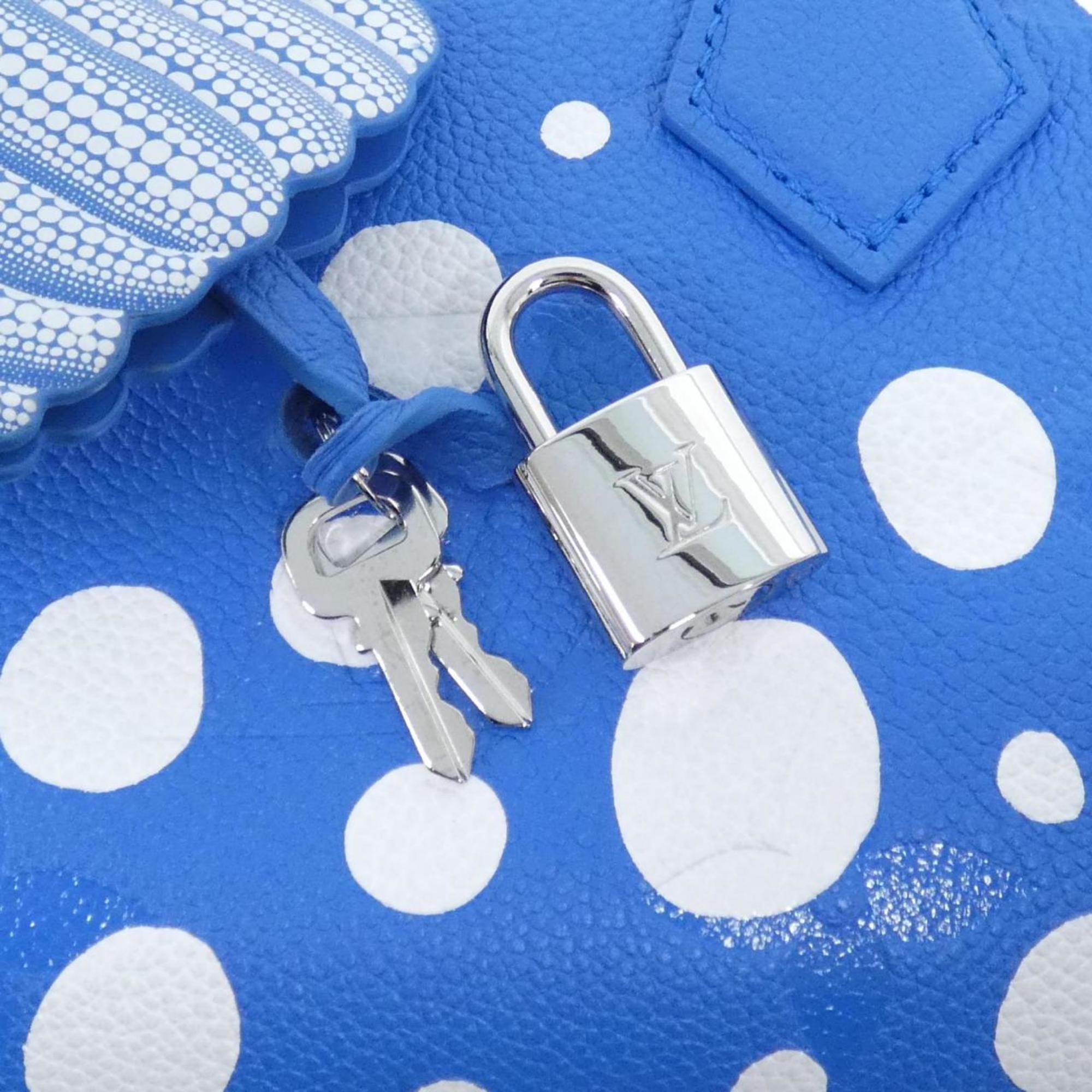Louis Vuitton Blue Leather Shoulder Bag (Pre-Owned)