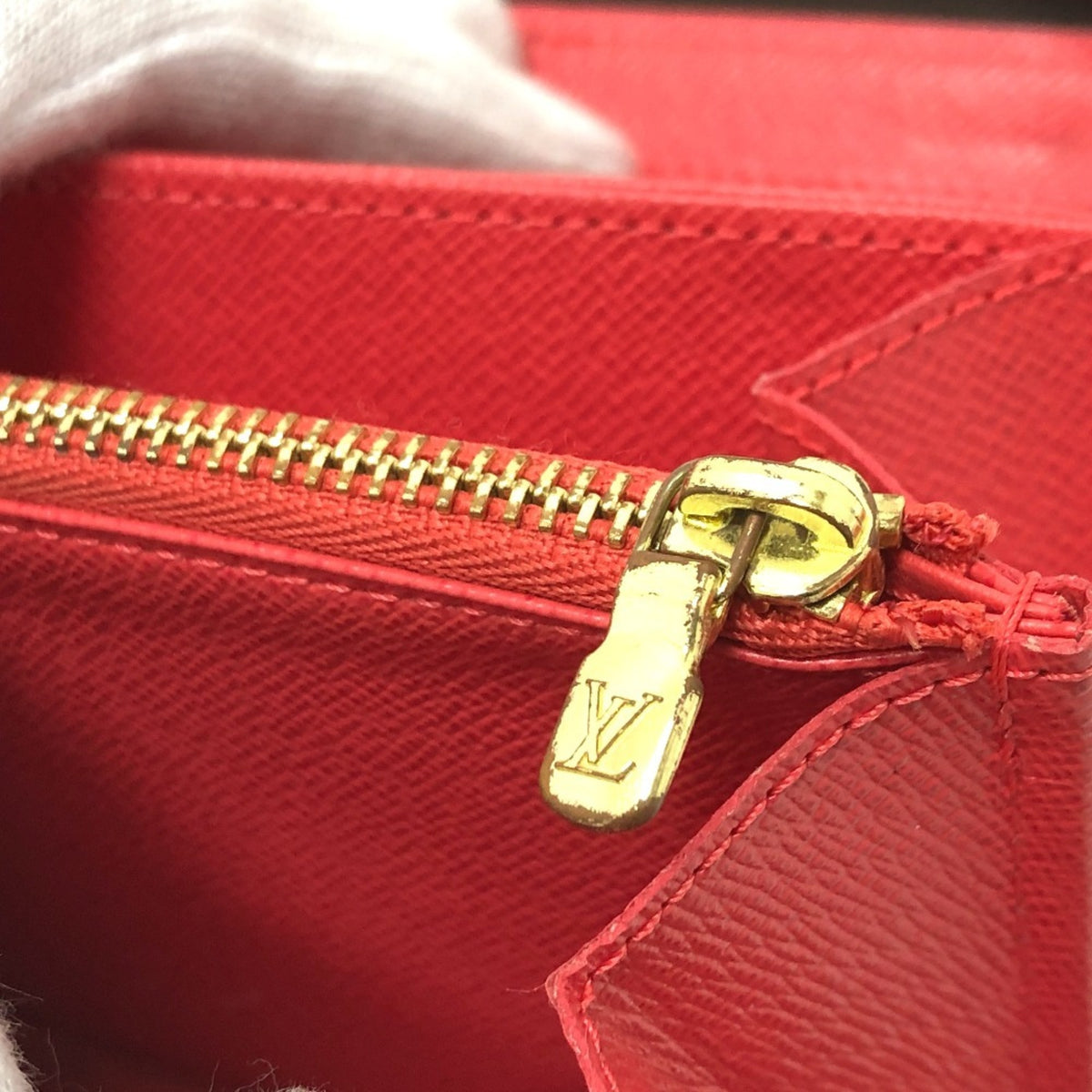 Louis Vuitton Monogram Brown Galle Monogram Multi-Color Red Color Monogram Coin Purse/Coin Case (Pre-Owned)