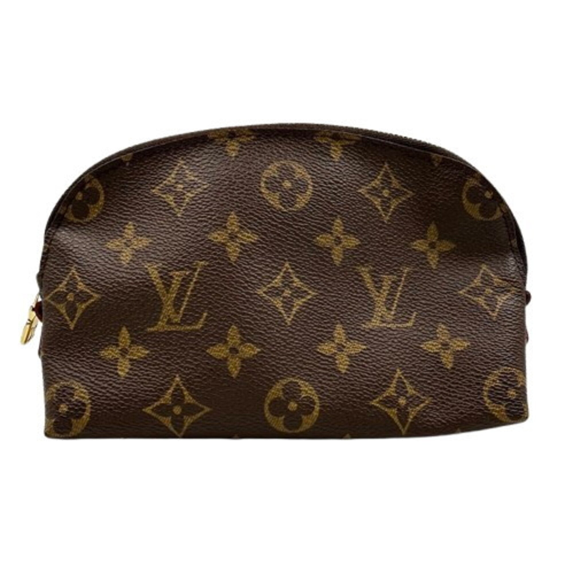 Louis Vuitton Brown Pvc Pochette Pouch (Pre-Owned)
