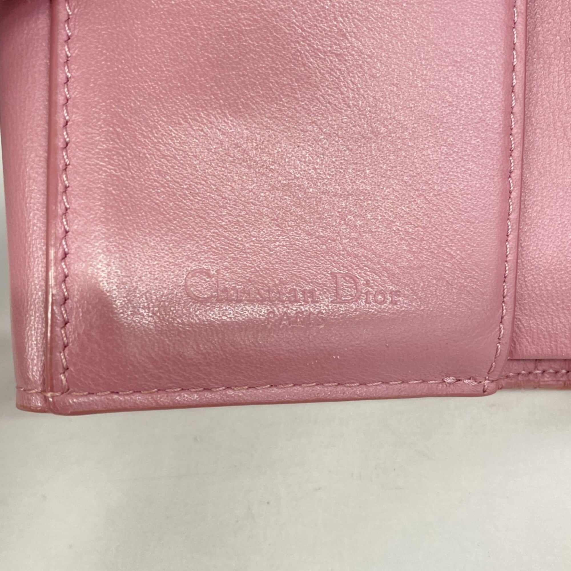 Christian Dior Pink Wallet (Tri-Fold) (Pre-Owned)