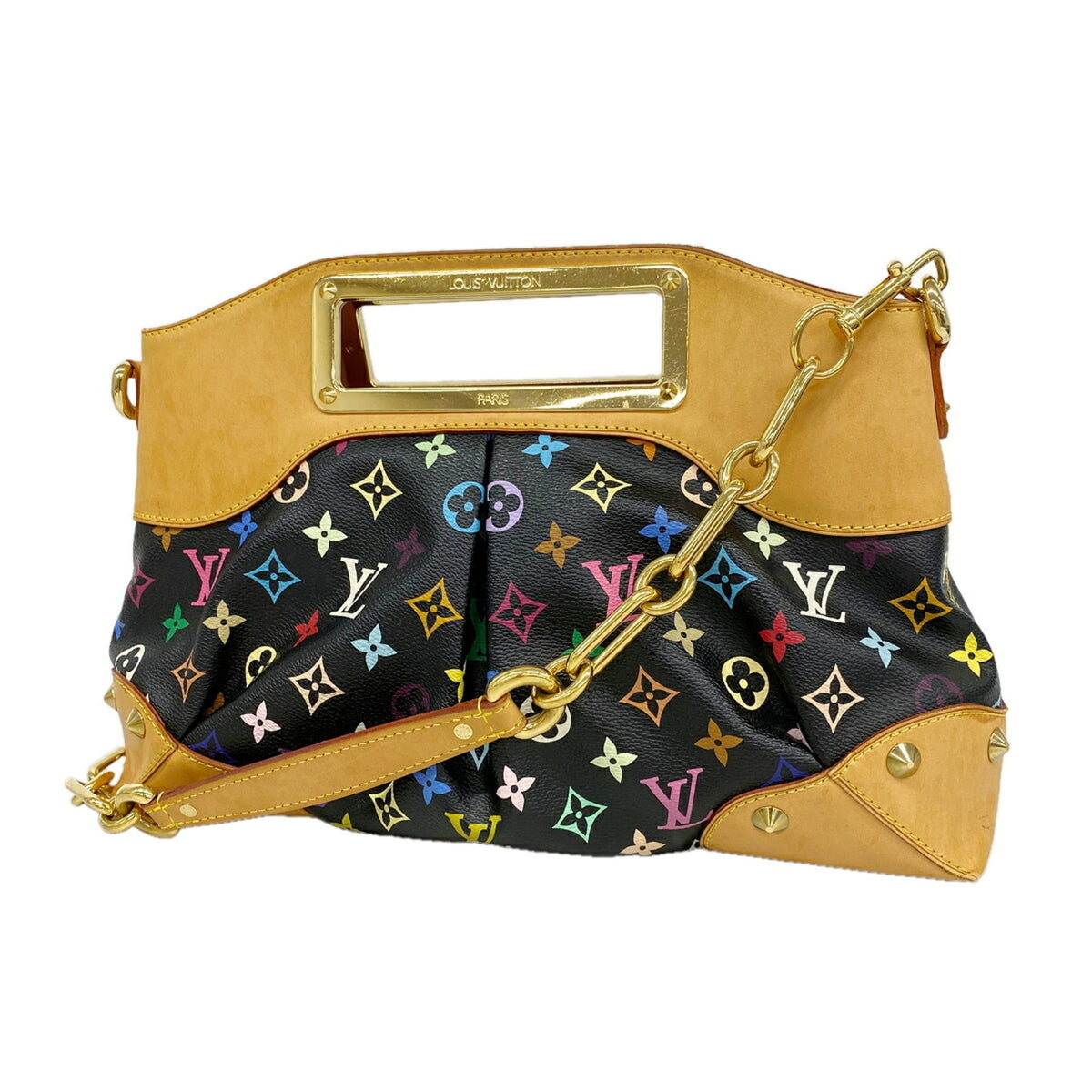 Louis Vuitton Noir Handbag (Pre-Owned)