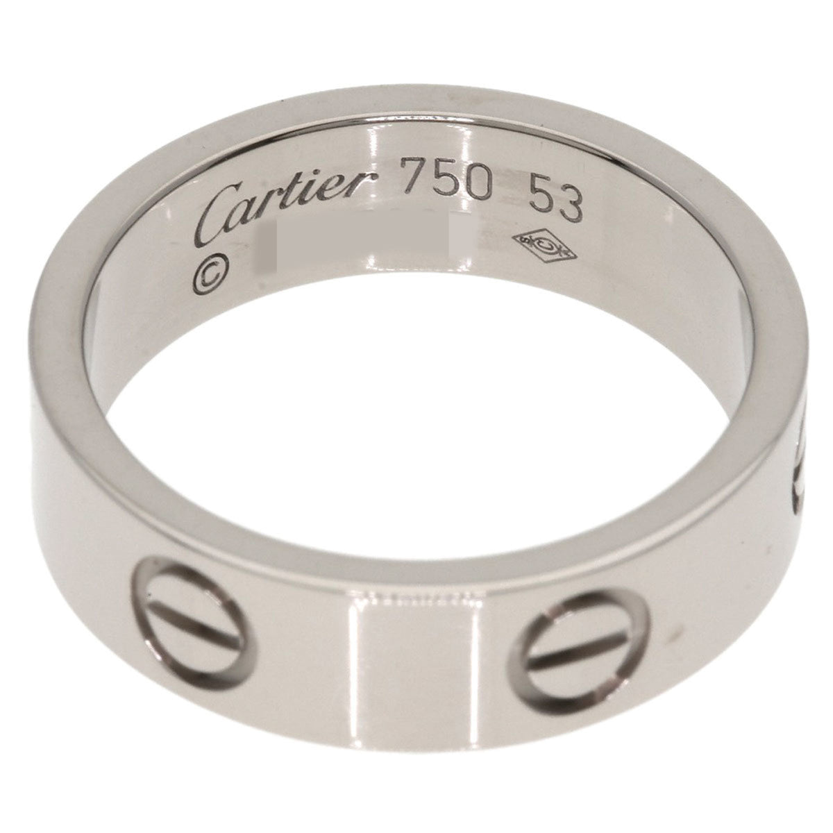 Cartier Love White White Gold (18K) Band Ring (Pre-Owned)