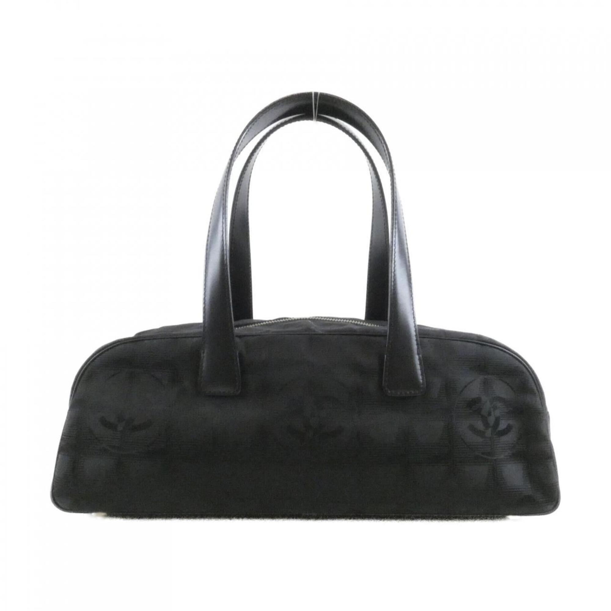 Chanel Black Nylon Handbag (Pre-Owned)