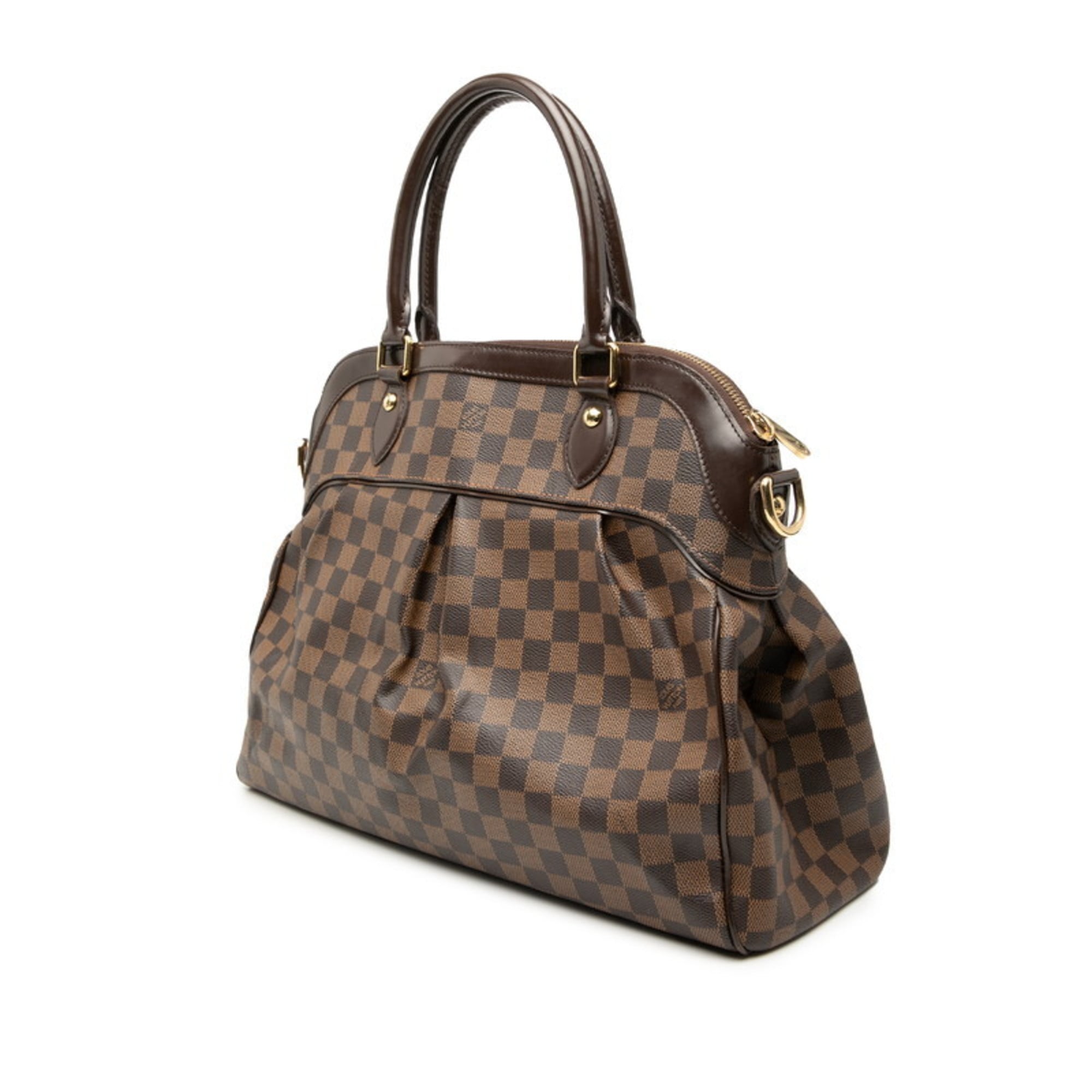 Louis Vuitton Brown Pvc Leather Handbag Shoulder Bag (Pre-Owned)