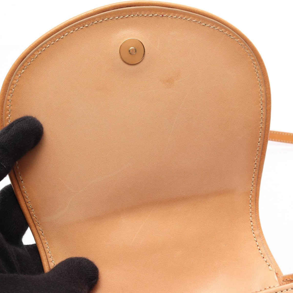 Celine Beige Pink Suede Leather Handbag Shoulder Bag (Pre-Owned)