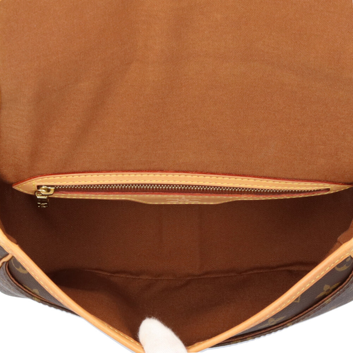 Louis Vuitton Brown Monogram Canvas Shoulder Bag (Pre-Owned)