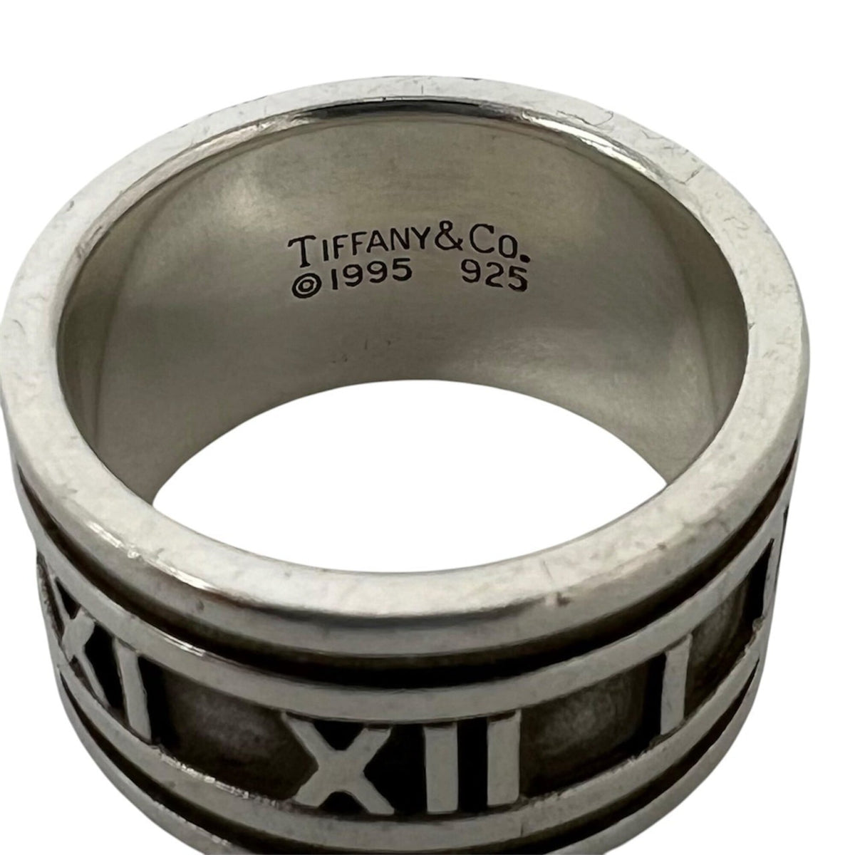 Tiffany Silver Silver 925 Band Ring (Pre-Owned)