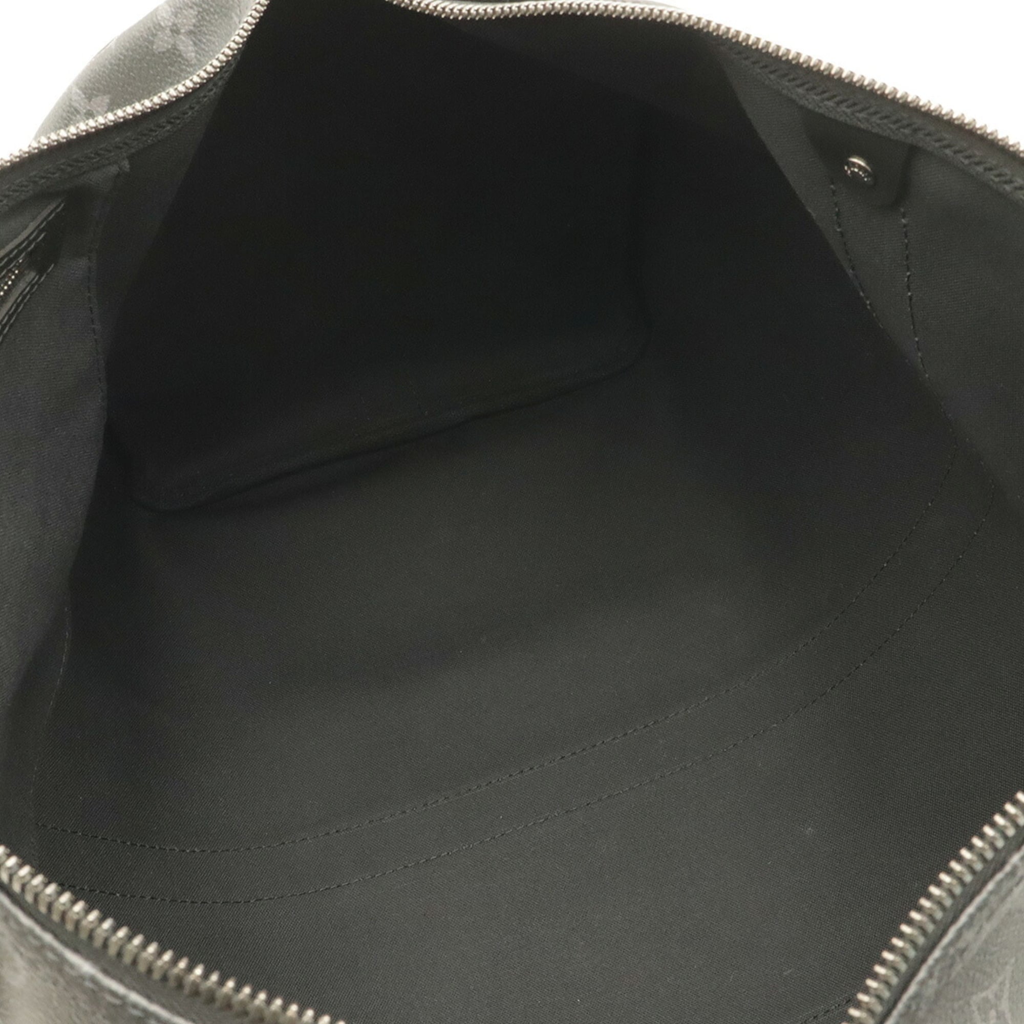Louis Vuitton Black Gray Monogram Eclipse Canvas Boston Bag Shoulder Bag (Pre-Owned)