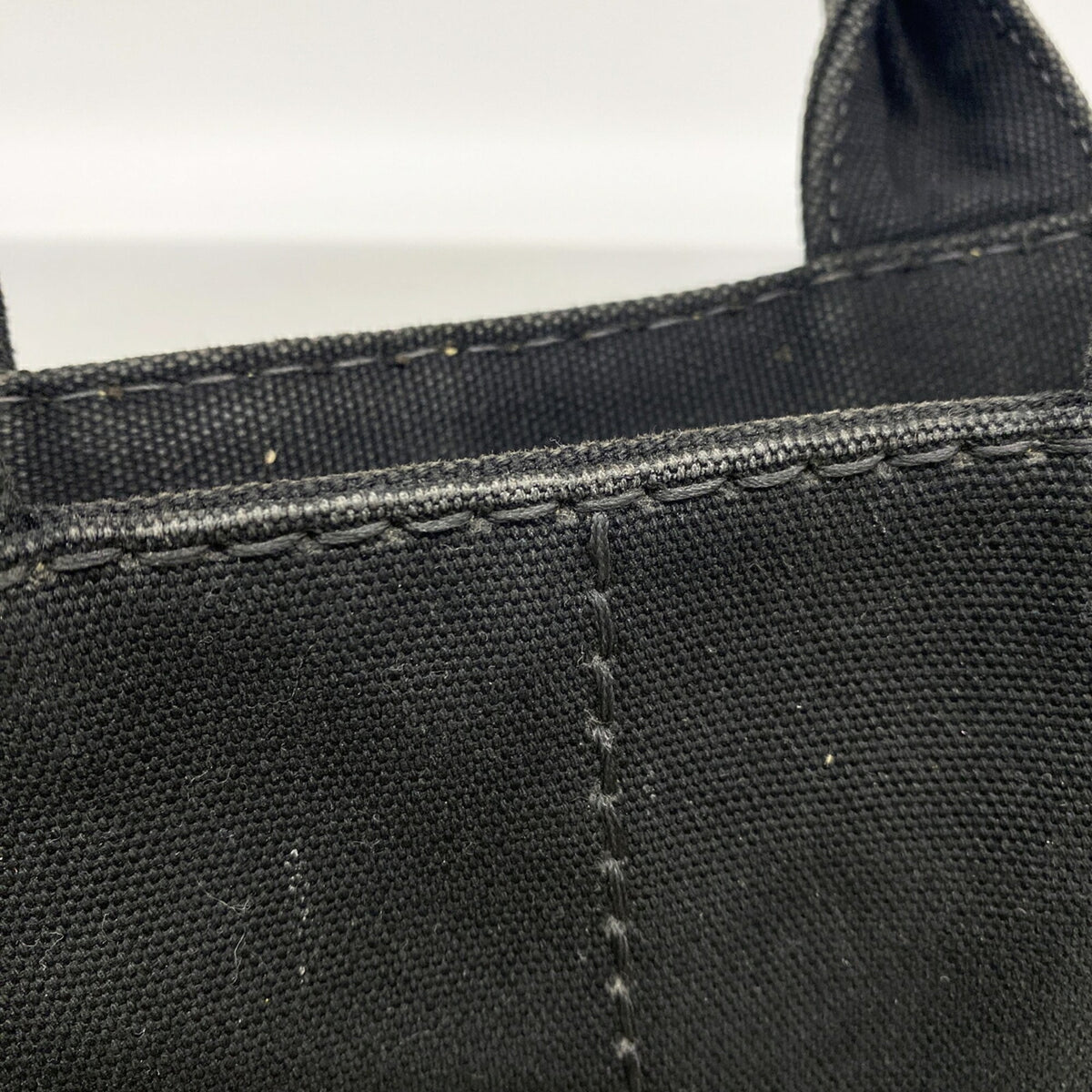Prada Black Canvas Handbag (Pre-Owned)