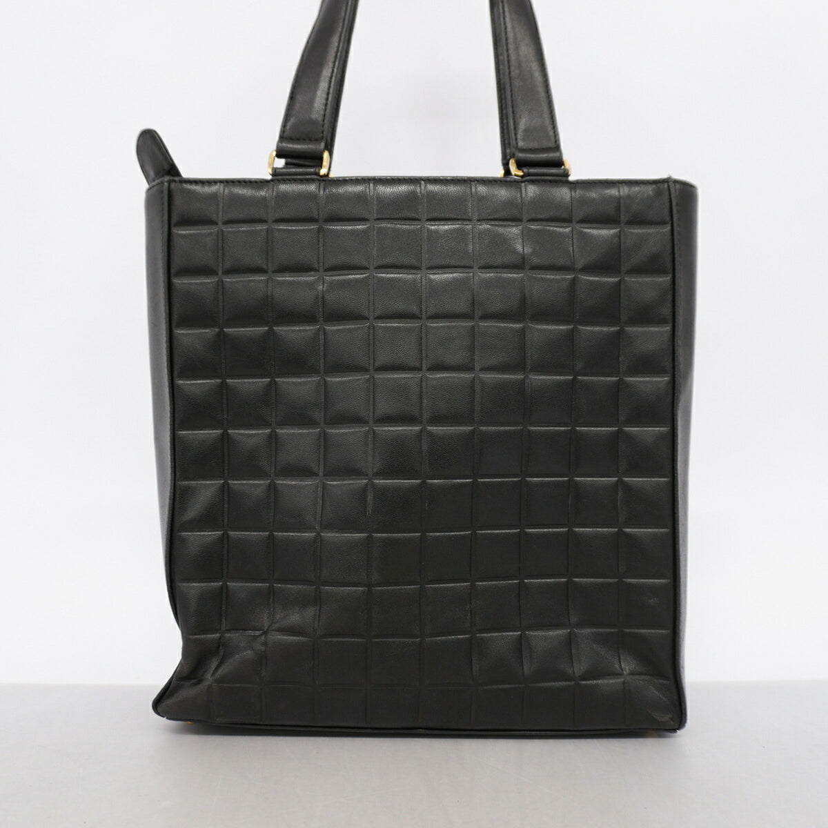 Chanel Black Leather Tote Bag (Pre-Owned)