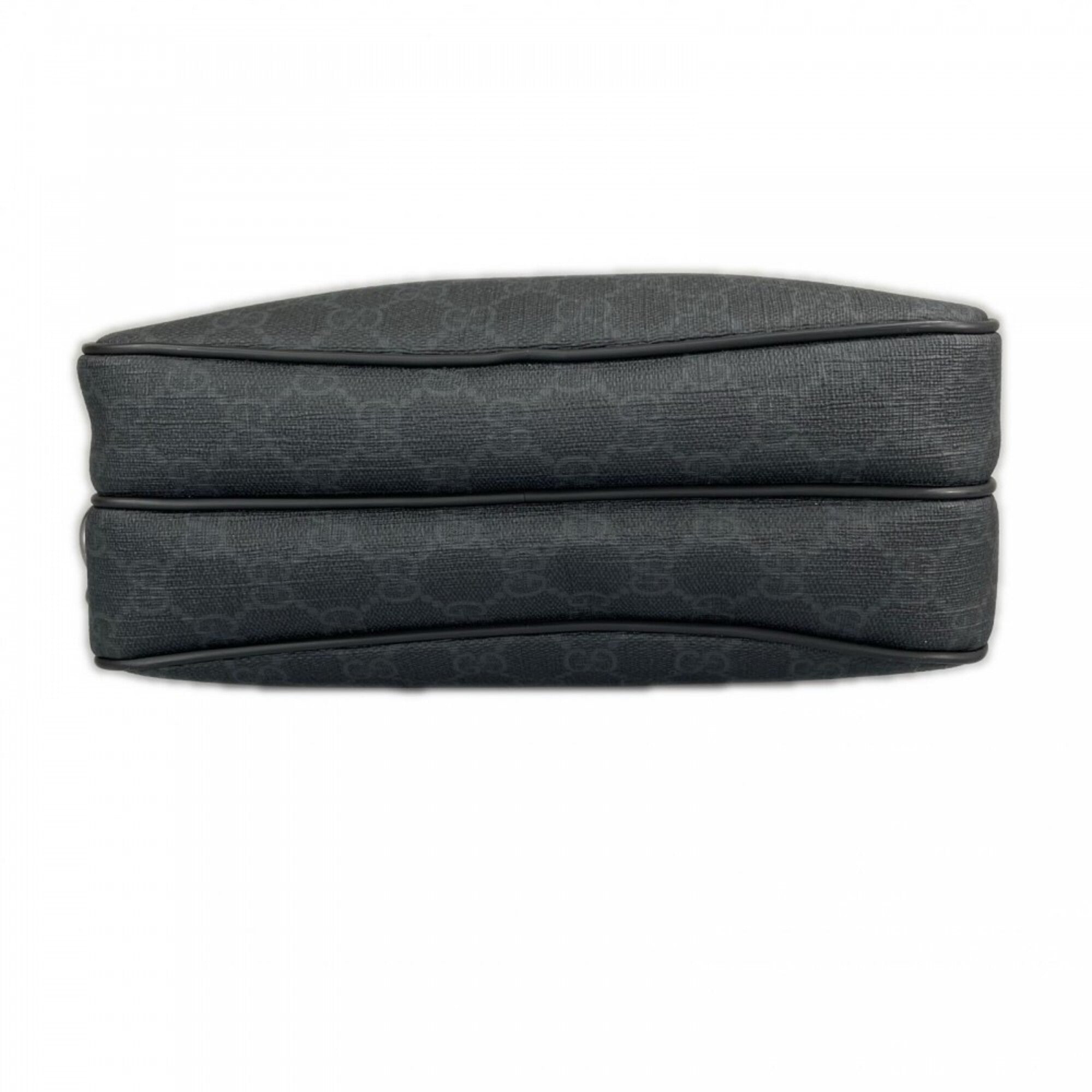 Gucci Black White Gg Supreme Clutch Bag (Pre-Owned)