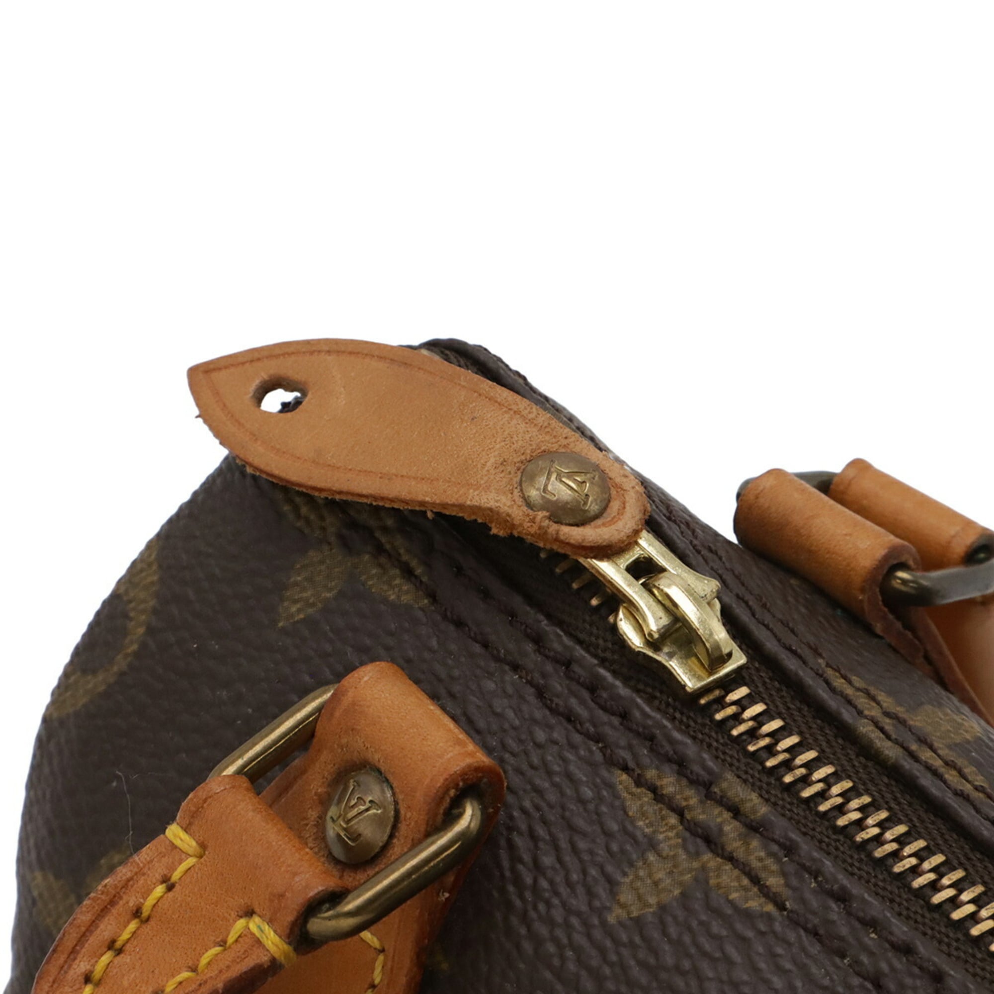 Louis Vuitton Brown Monogram Canvas Pvc Coated Canvas Handbag Pouch (Pre-Owned)