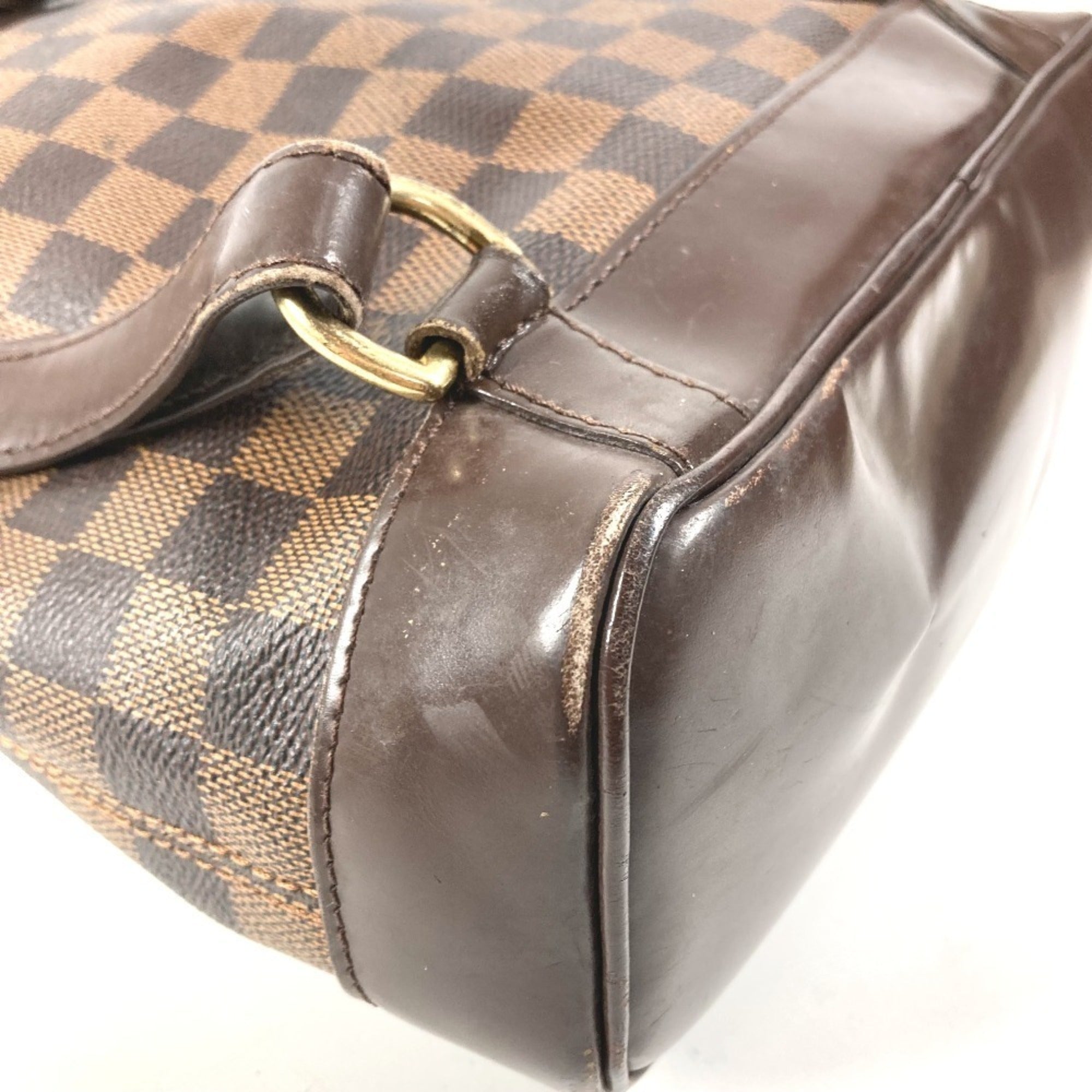 Louis Vuitton Damier Brown Ebene Damier Canvas Backpack (Pre-Owned)