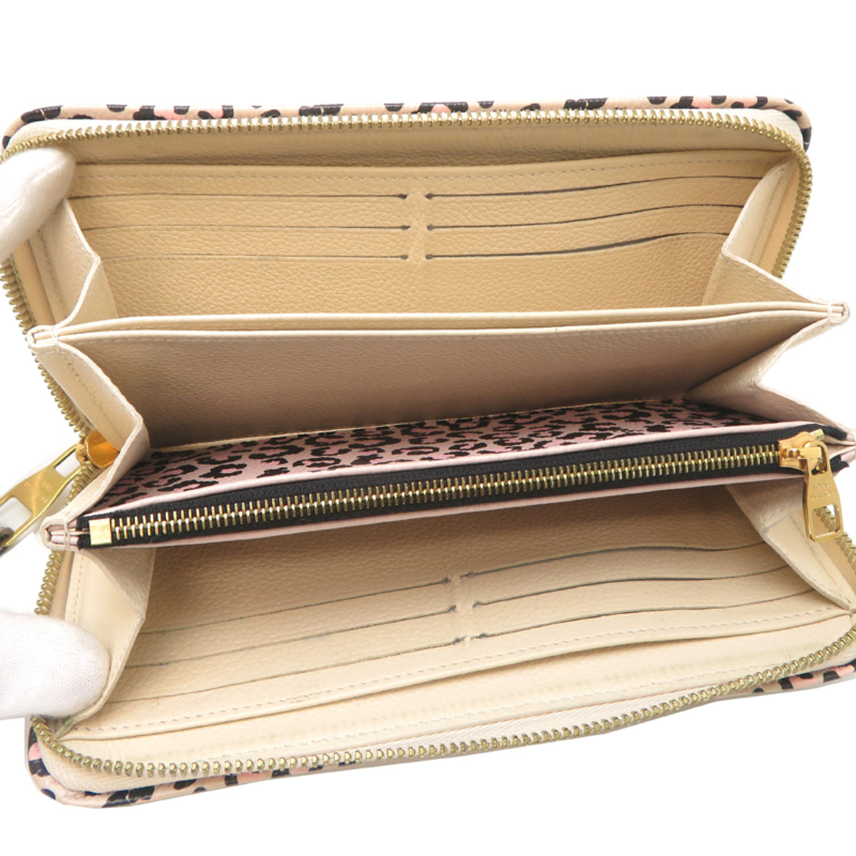 Louis Vuitton Monogram Empreinte Beige Monogram Empreinte Long Wallet (Bi-Fold) (Pre-Owned)
