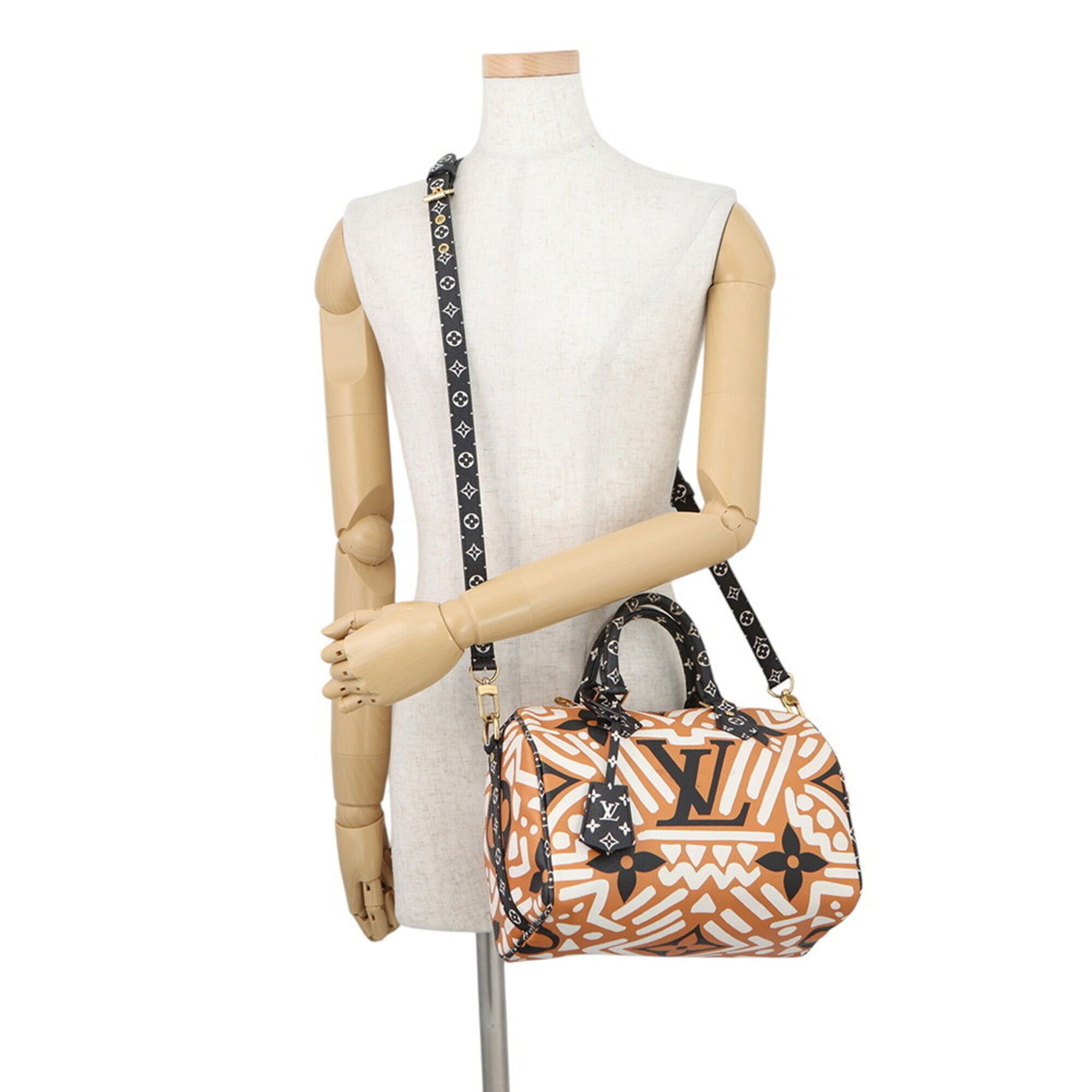 Louis Vuitton Monogram Black Monogram Orange Monogram Handbag (Pre-Owned)