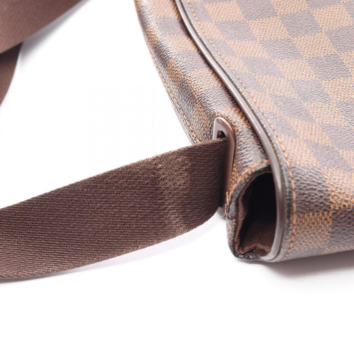 Louis Vuitton Brown Coated Canvas Pvc Leather Handbag Shoulder Bag (Pre-Owned)