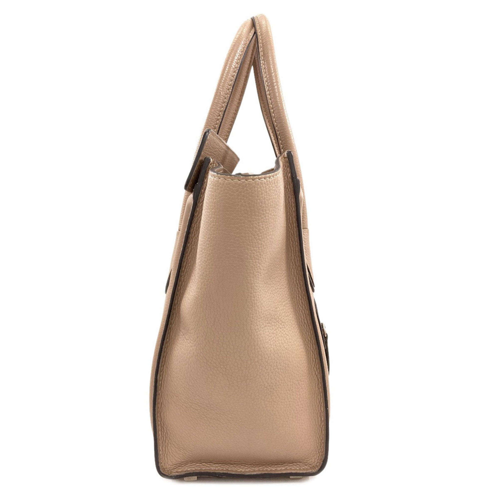 Celine Beige Leather Tote Bag (Pre-Owned)