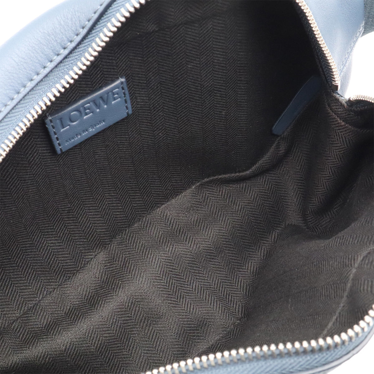 Loewe Blue Leather Shoulder Bag Sling Bag (Pre-Owned)