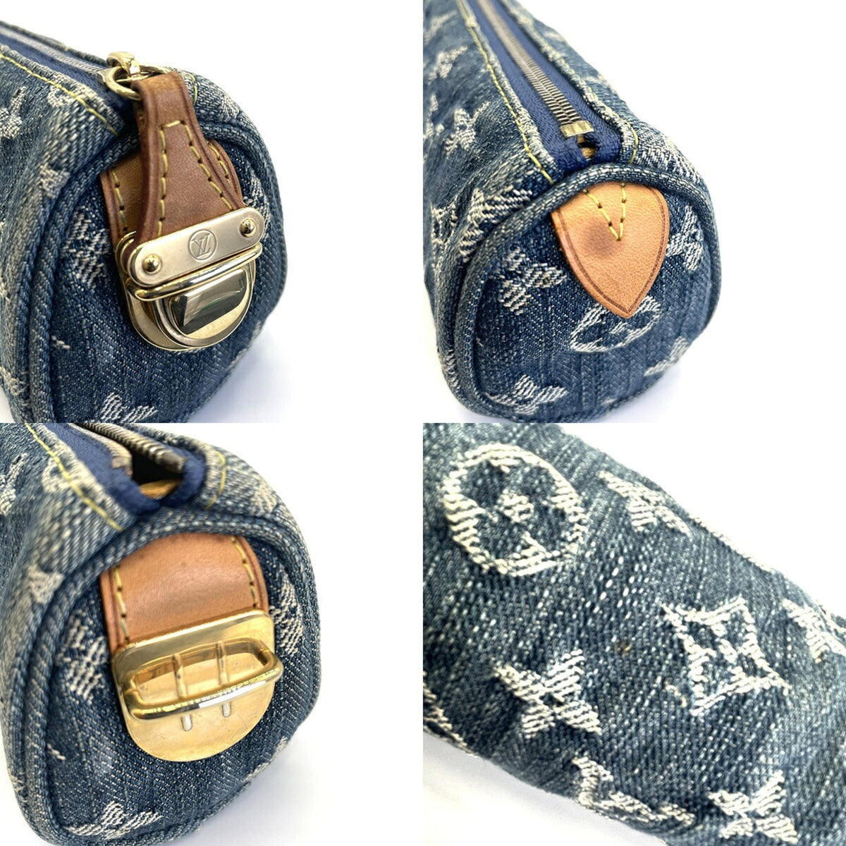 Louis Vuitton Monogram Monogram Denim Pouch (Pre-Owned)