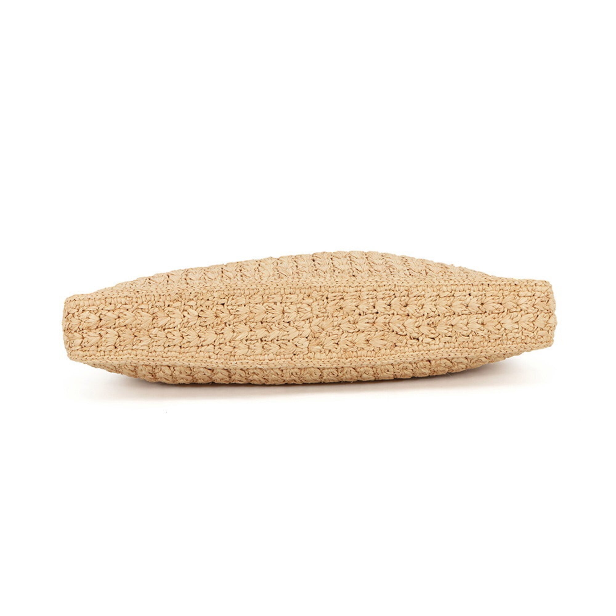 Celine Brown Raffia Leather Shoulder Bag (Pre-Owned)