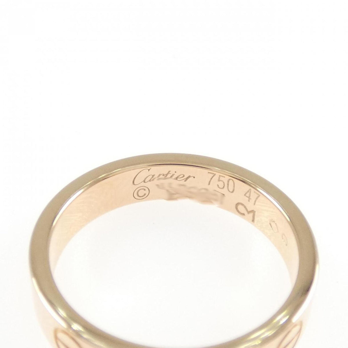 Cartier Love Pink Gold (18K) Band Ring (Pre-Owned)