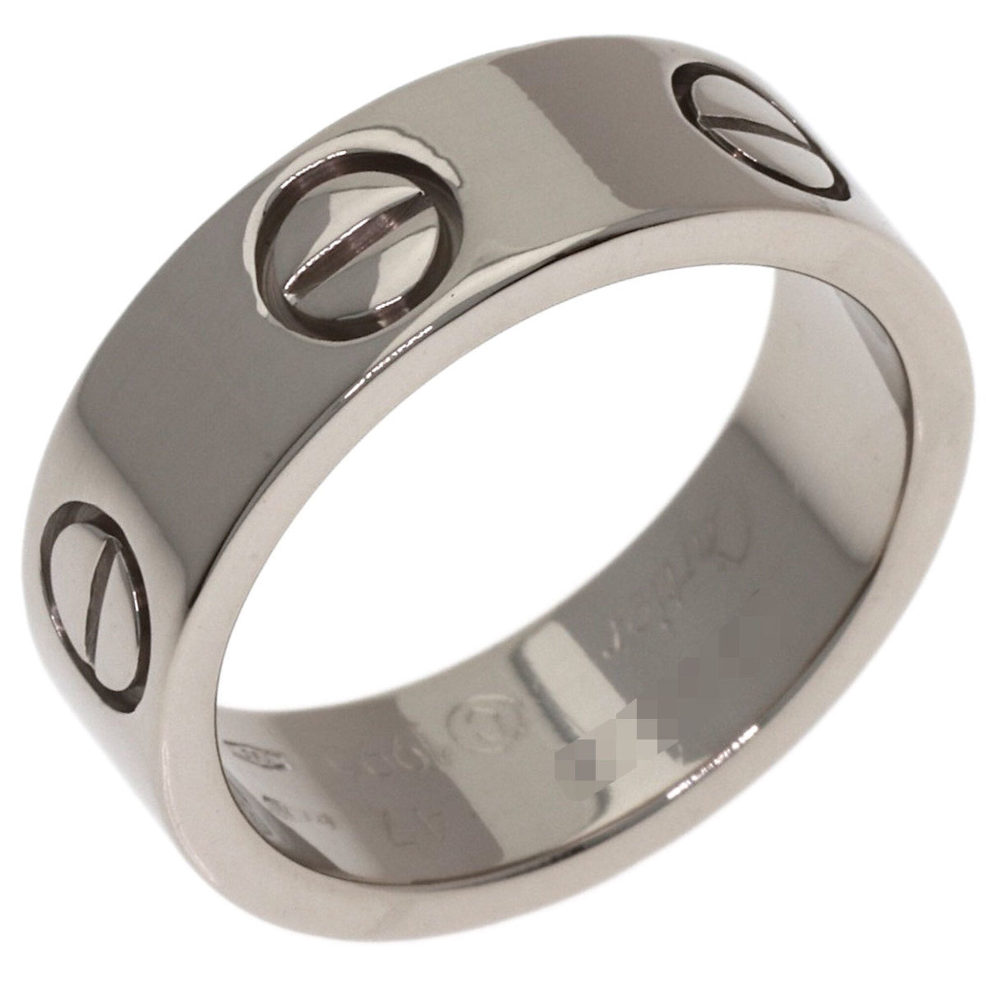 Cartier Love White Gold (18K) Band Ring (Pre-Owned)