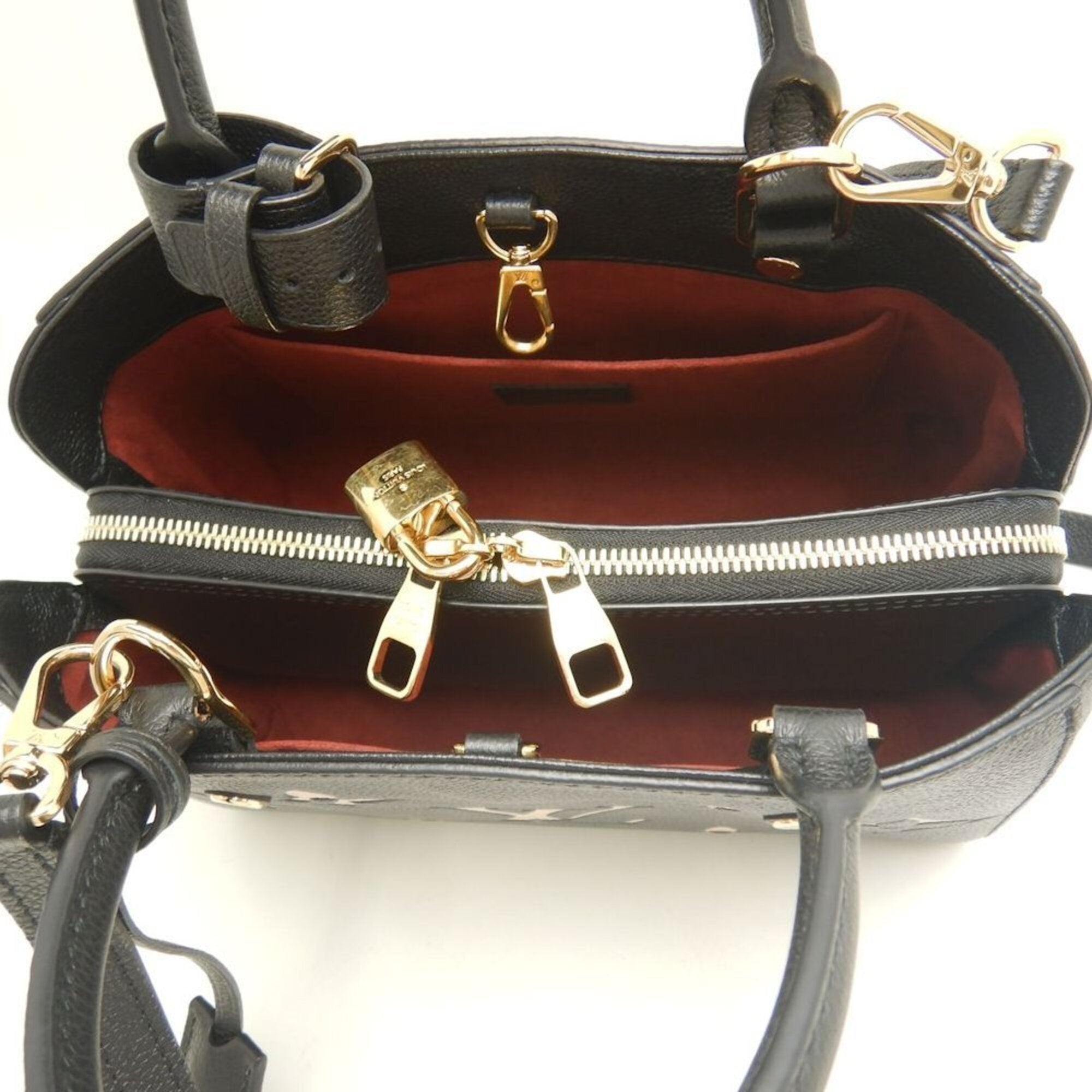 Louis Vuitton Monogram Noir Monogram Empreinte Handbag (Pre-Owned)