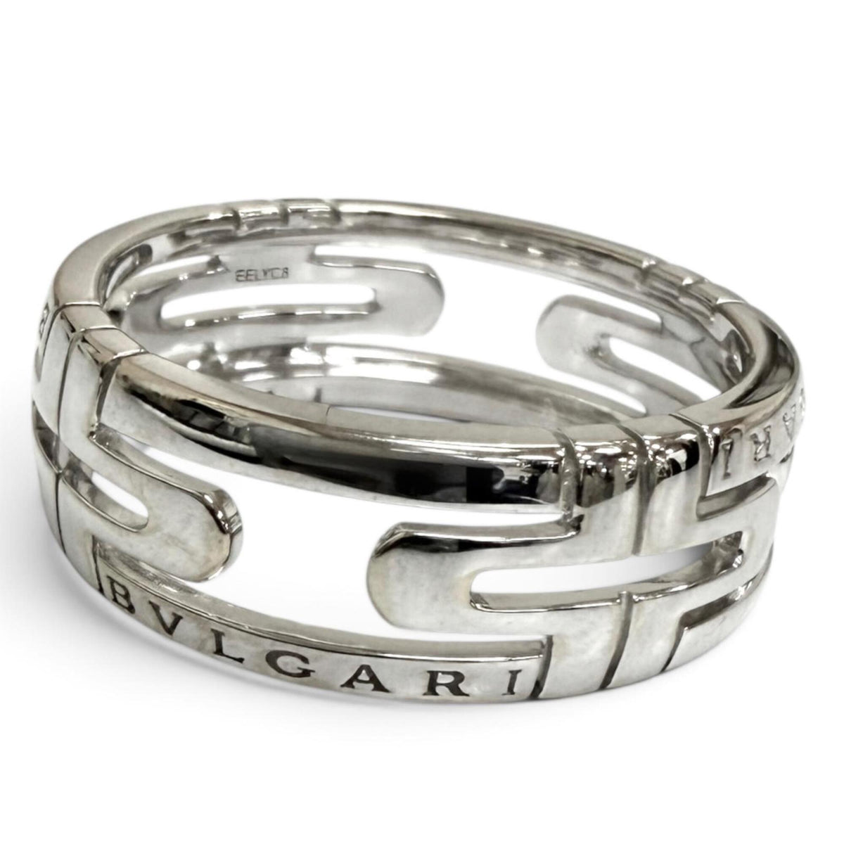 Bvlgari White Gold White Gold (18K) Band Ring (Pre-Owned)