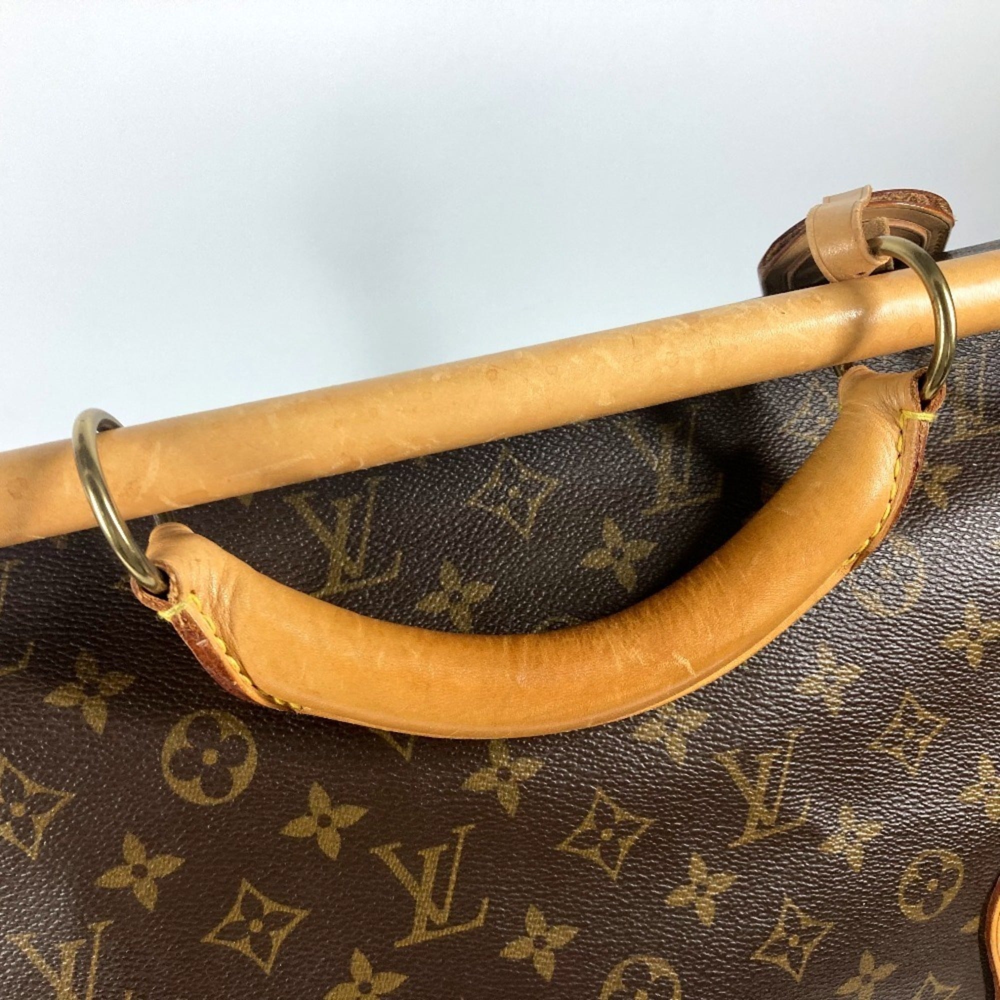 Louis Vuitton Brown Monogram Monogram Boston Bag Handbag Shoulder Bag (Pre-Owned)