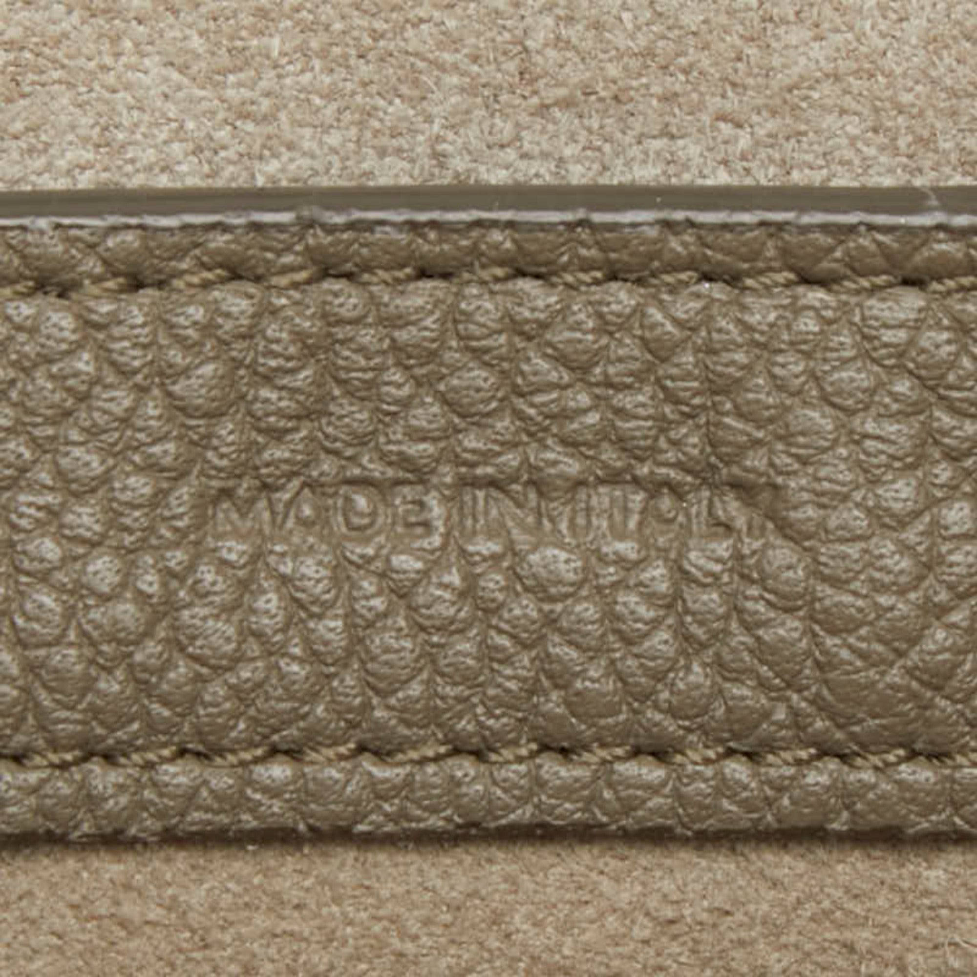 Celine Beige Leather Handbag Shoulder Bag (Pre-Owned)