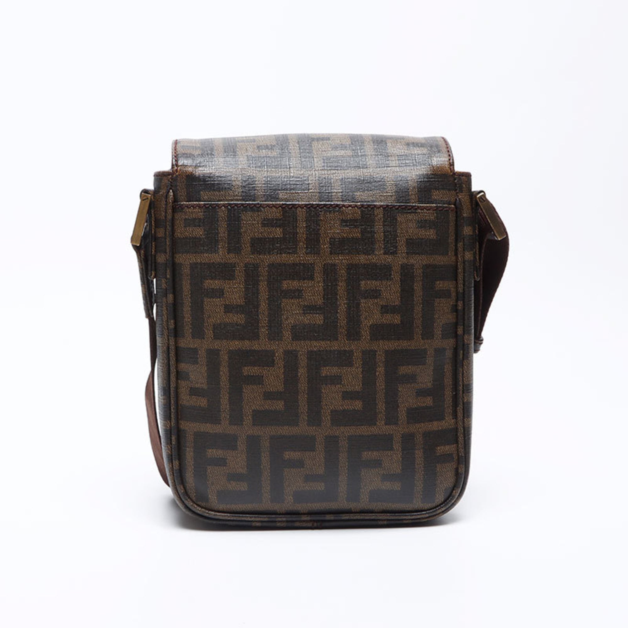 Fendi Brown Pvc Shoulder Bag (Pre-Owned)