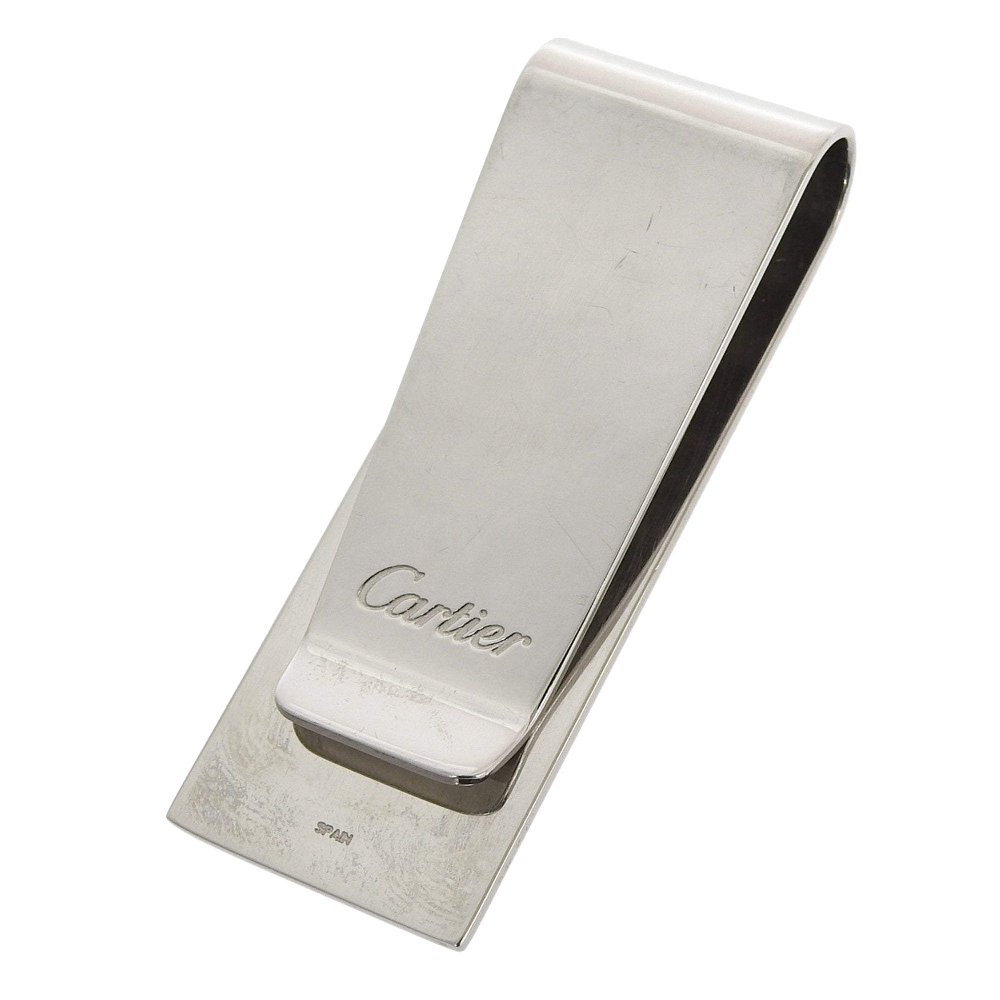 Cartier Happy Birthday Silver Metal Money Clip (Pre-Owned)