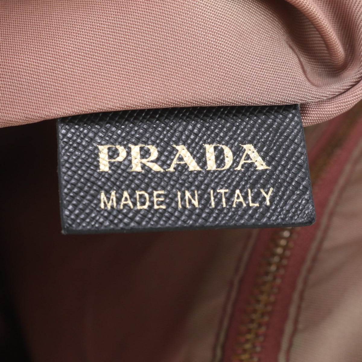 Prada Black Leather Nylon Handbag Shoulder Bag Tote Bag (Pre-Owned)